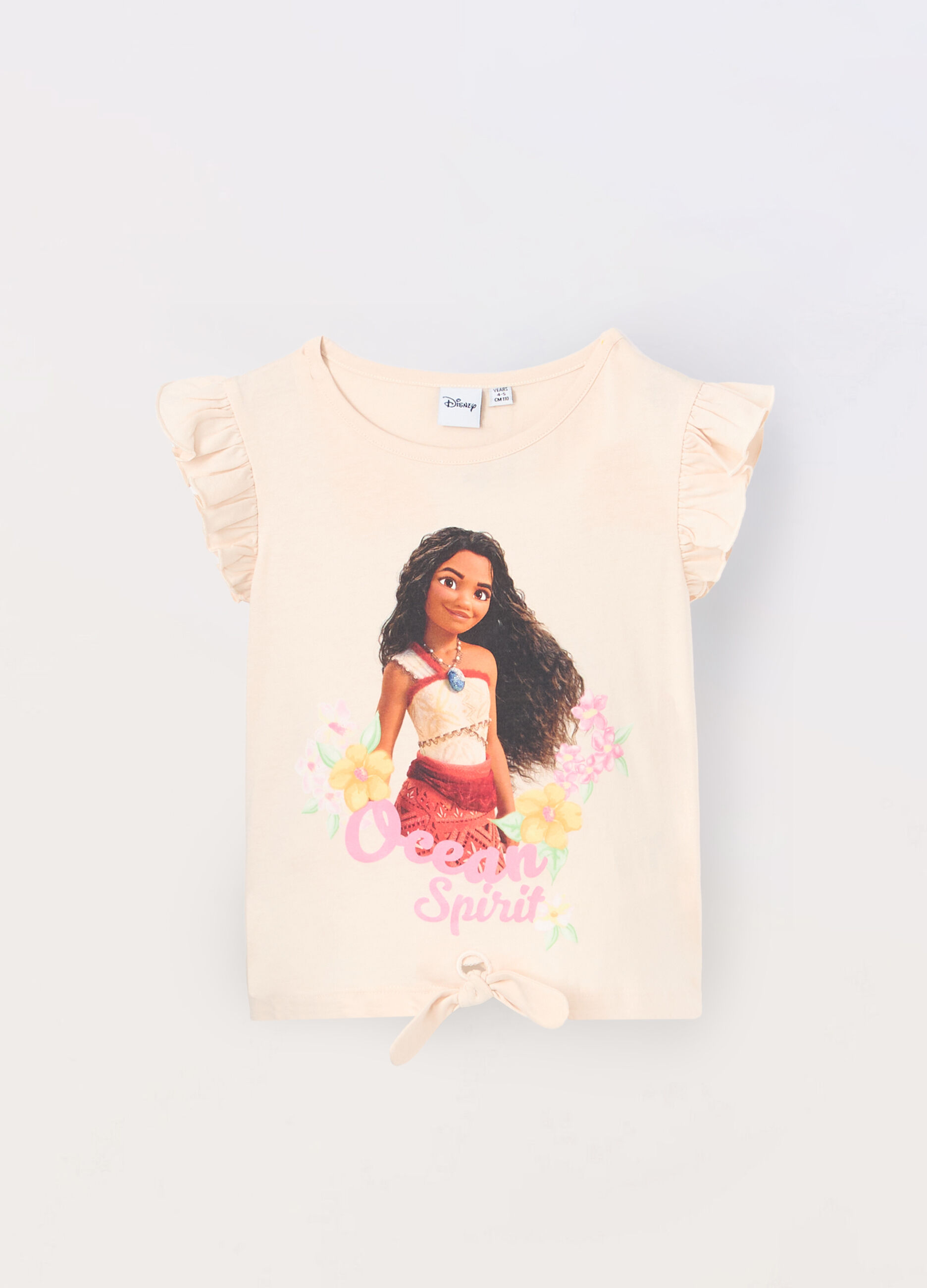 T-shirt in jersey di puro cotone bambina_0