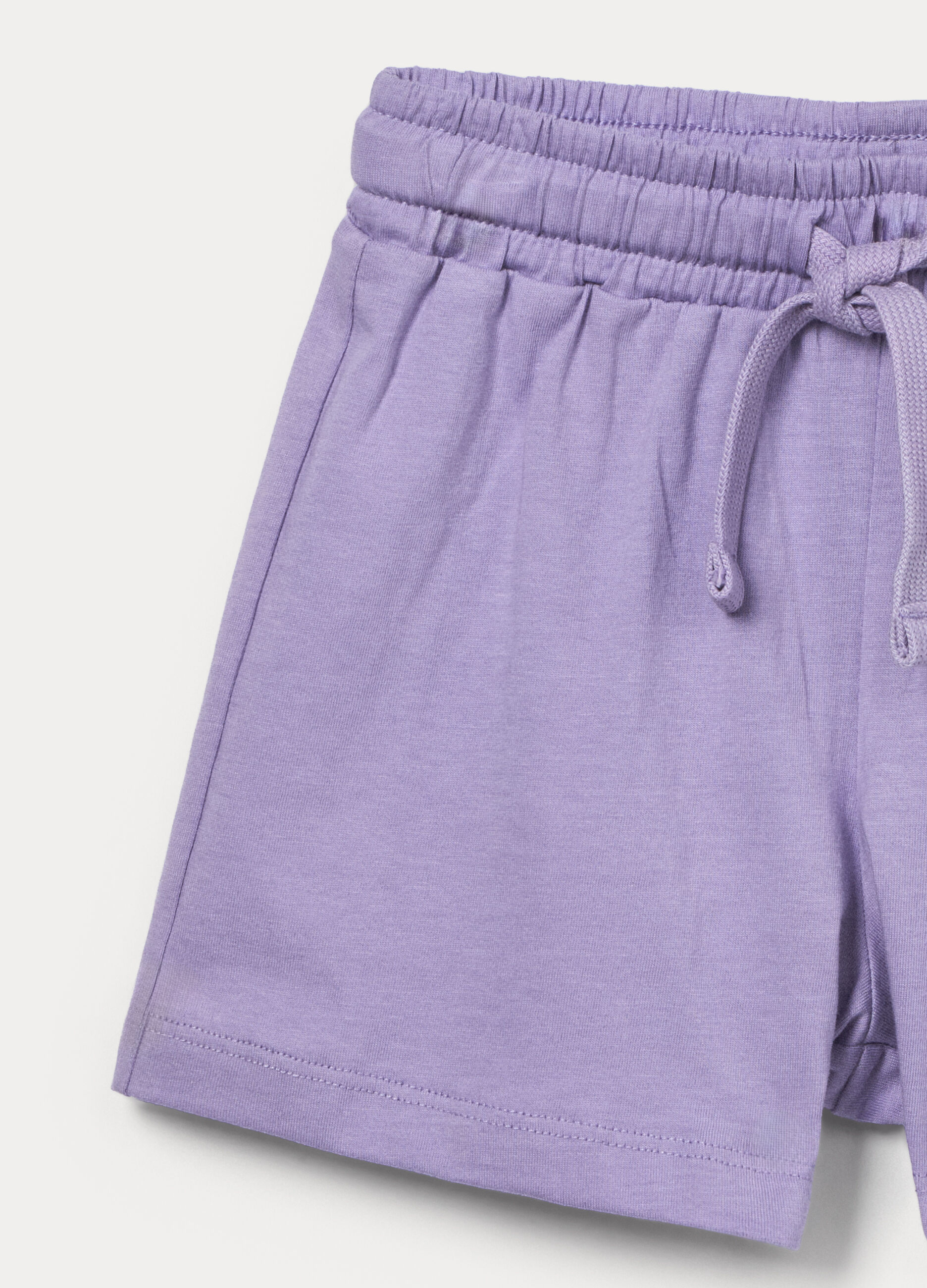 Shorts in jersey di puro cotone bambina_2