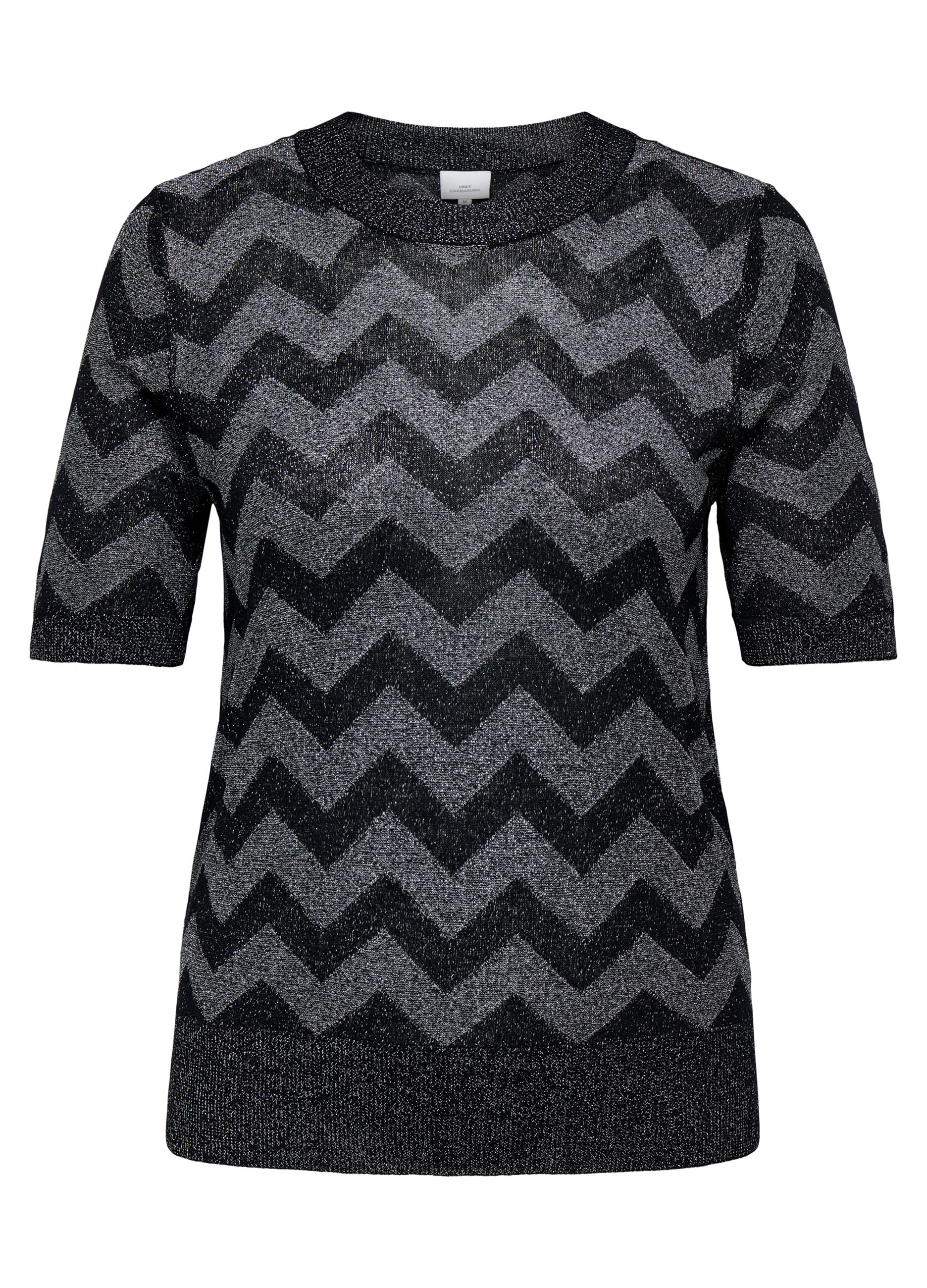 T-shirt in maglia a maniche corte_0