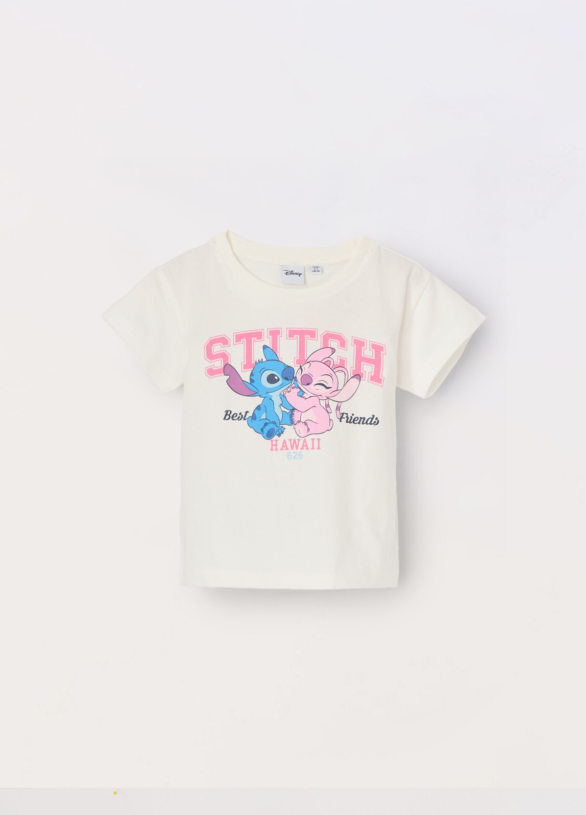 T-shirt Lilo & Stitch in puro cotone bambina_0