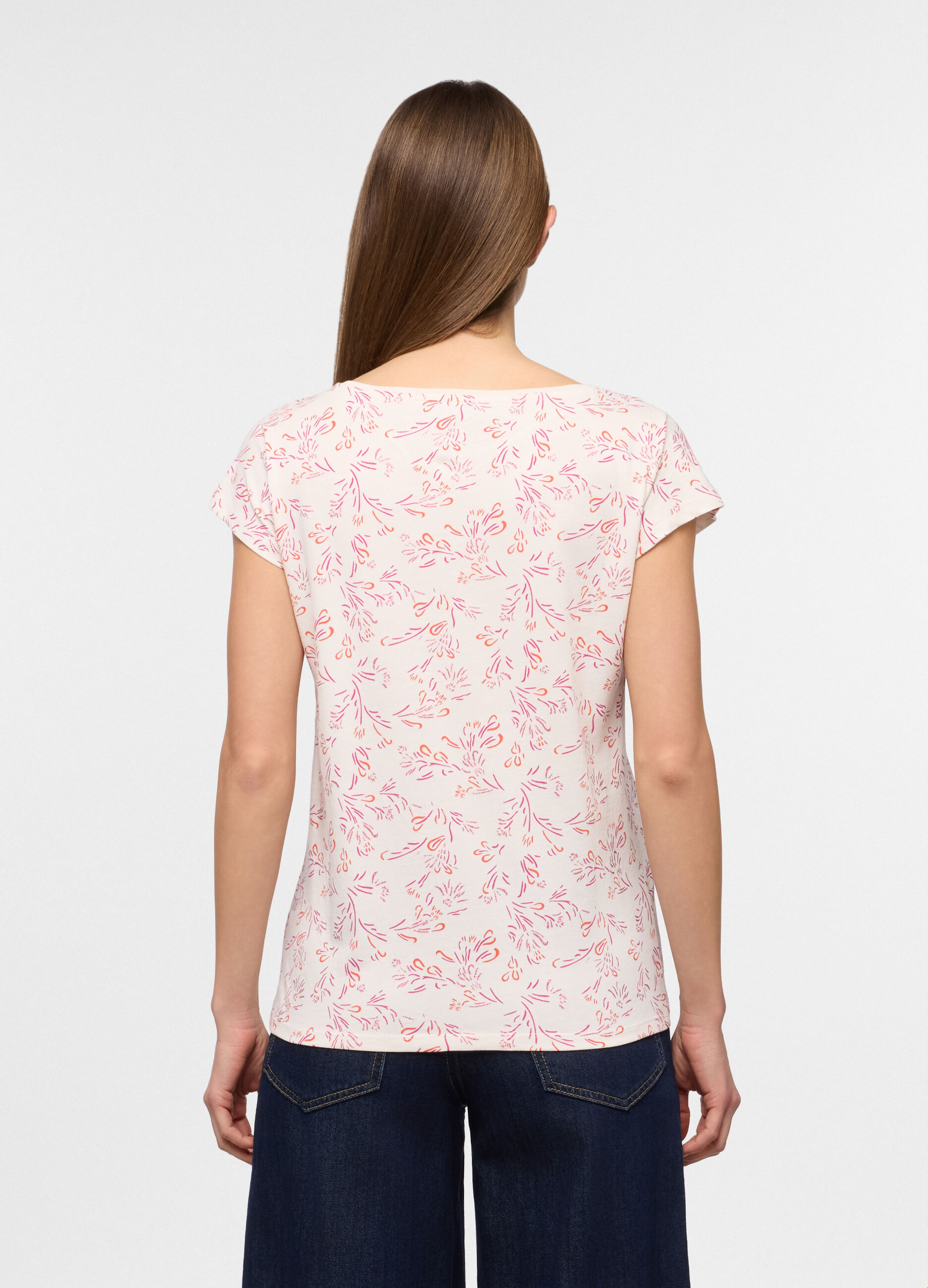 T-shirt girocollo donna_1