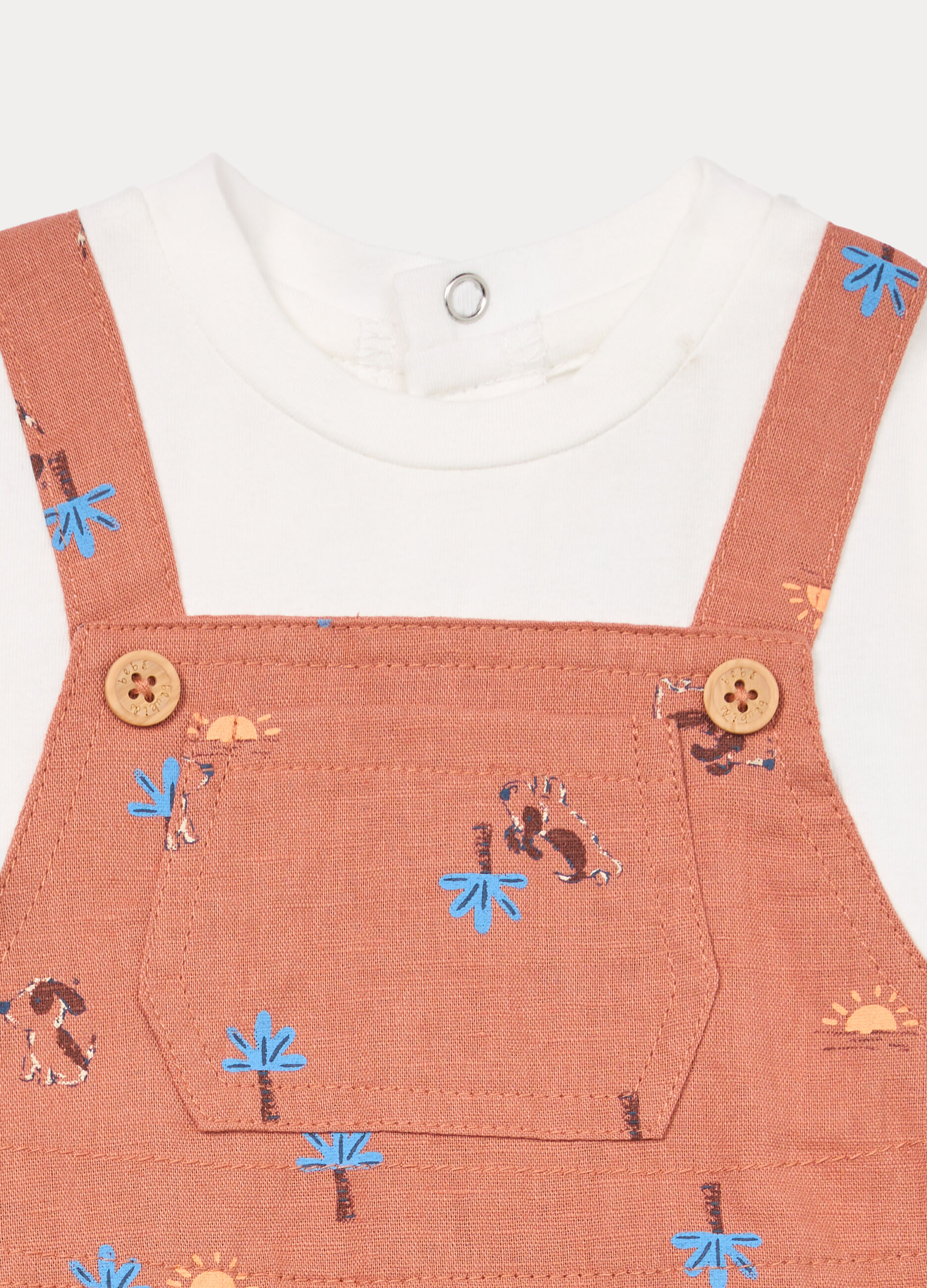 Pagliaccetto misto lino neonato_2