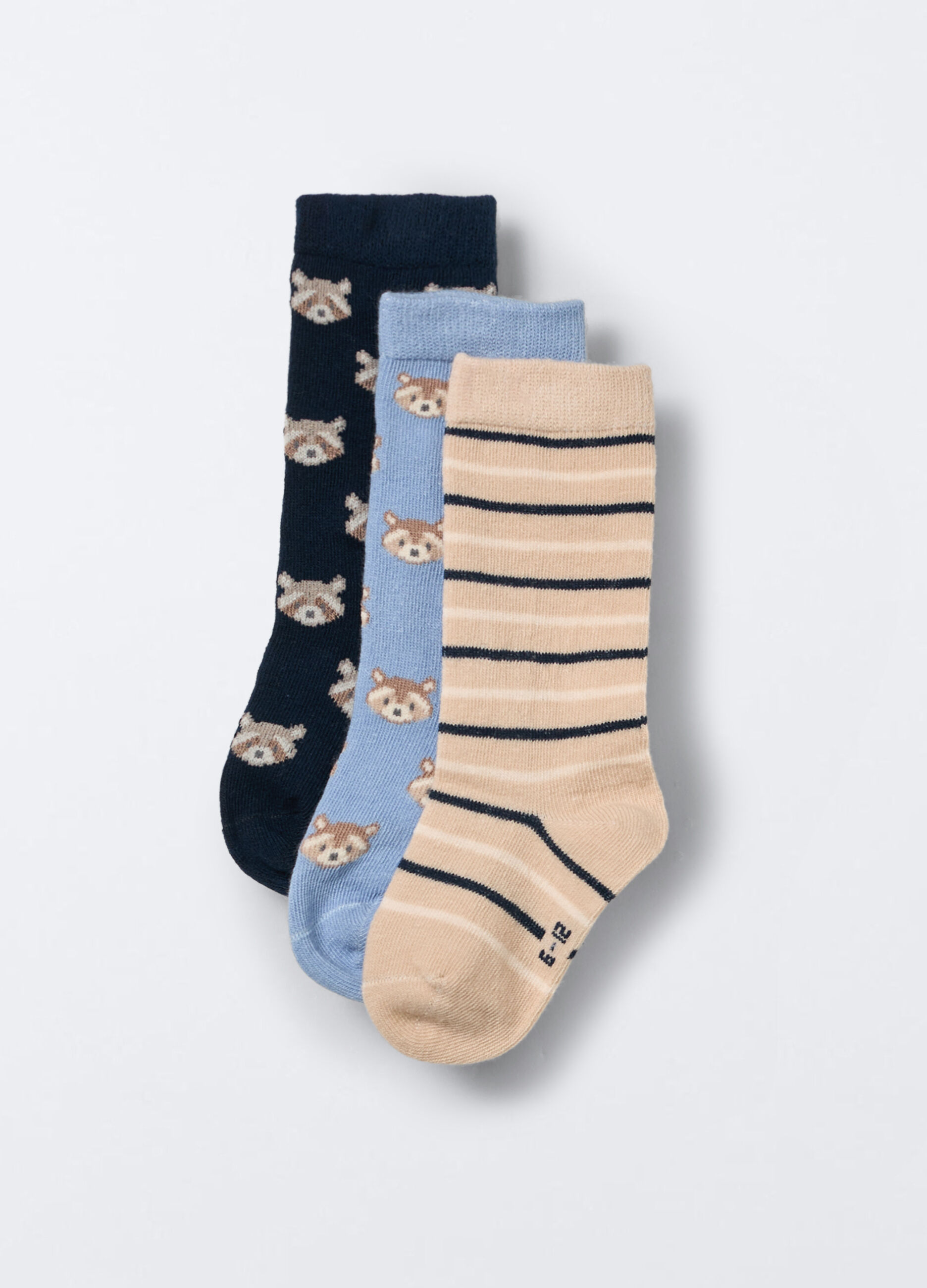 Pack 3 calze misto cotone stretch _0