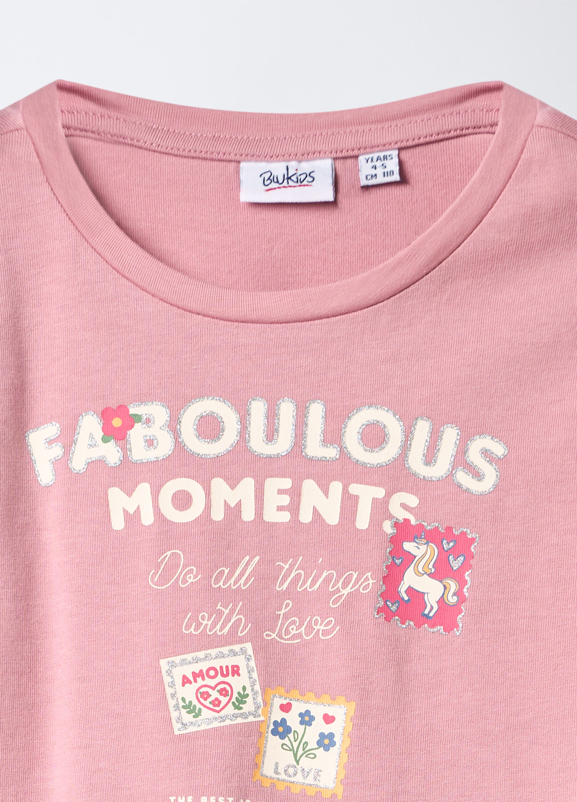 T-shirt in jersey di puro cotone bambina_2