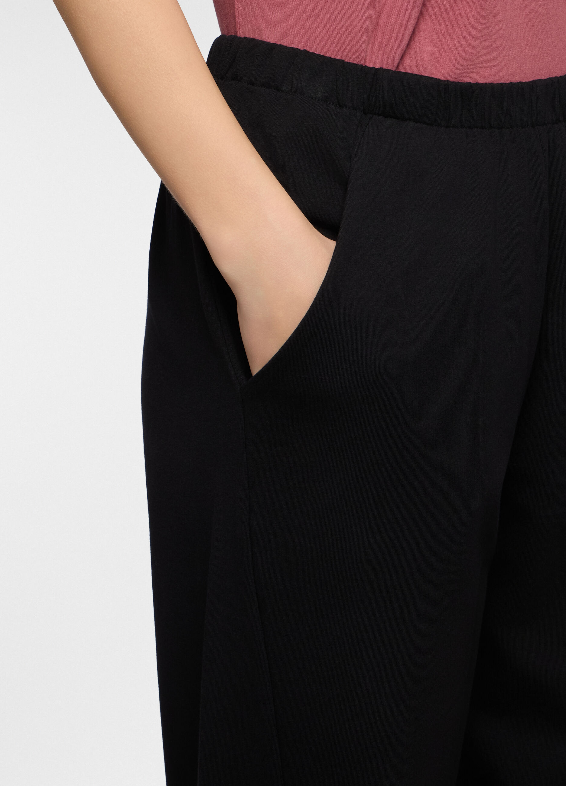 Jogger over fit in french terry stretch donna_2