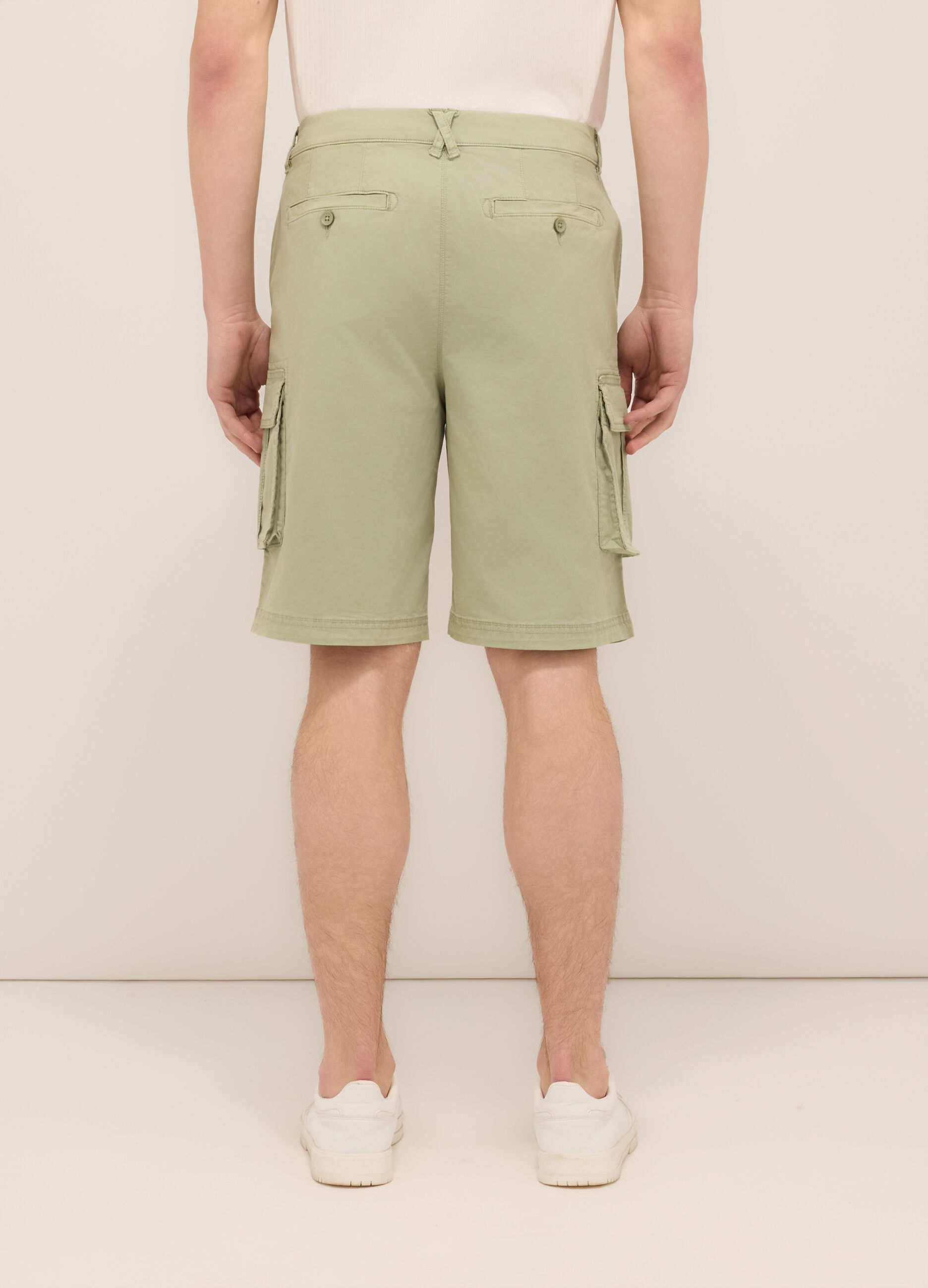 Bermuda in cotone stretch uomo_1