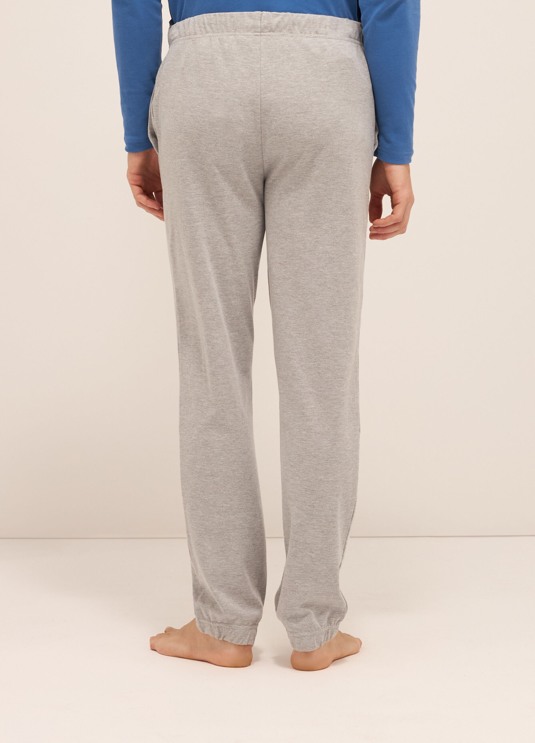 Pantaloni del pigiama in puro cotone uomo_2