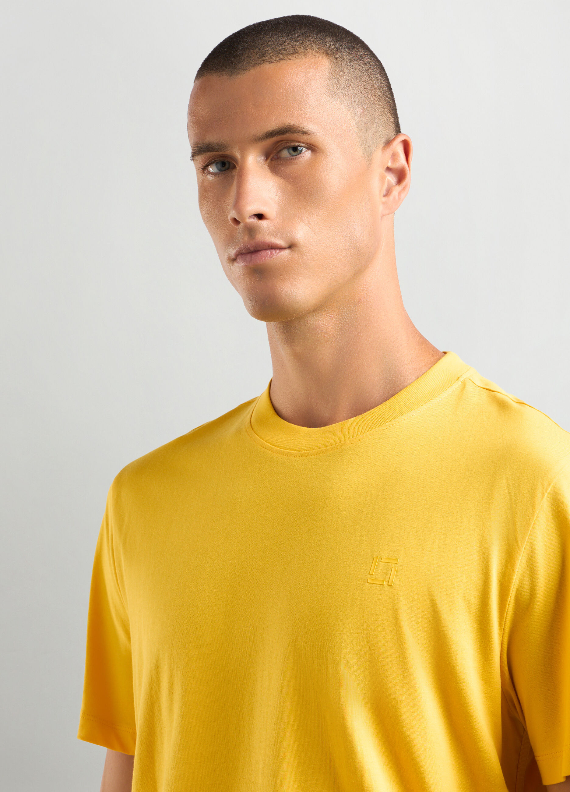 T-shirt girocollo in cotone uomo_2