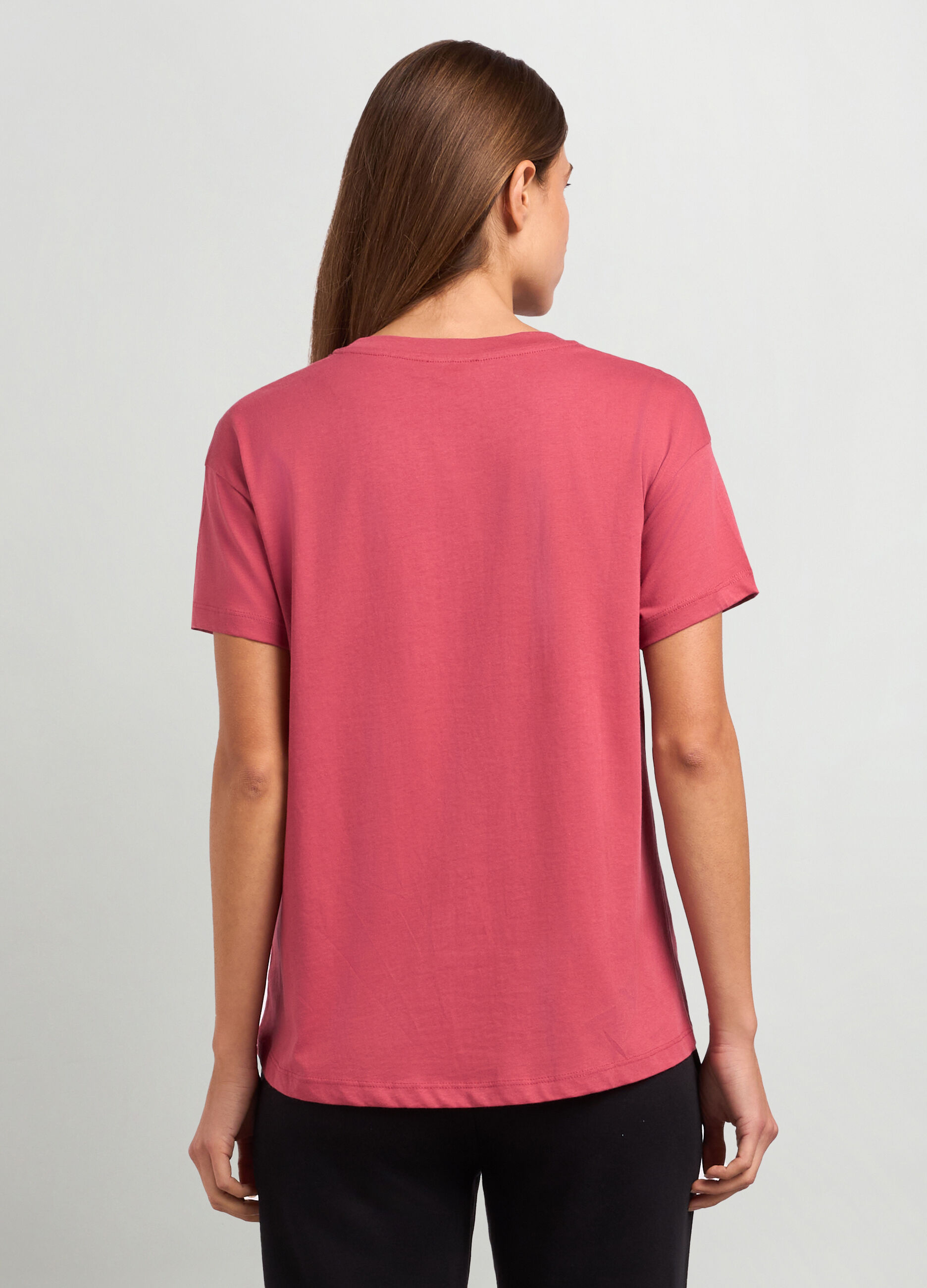 T-shirt in puro cotone donna_1