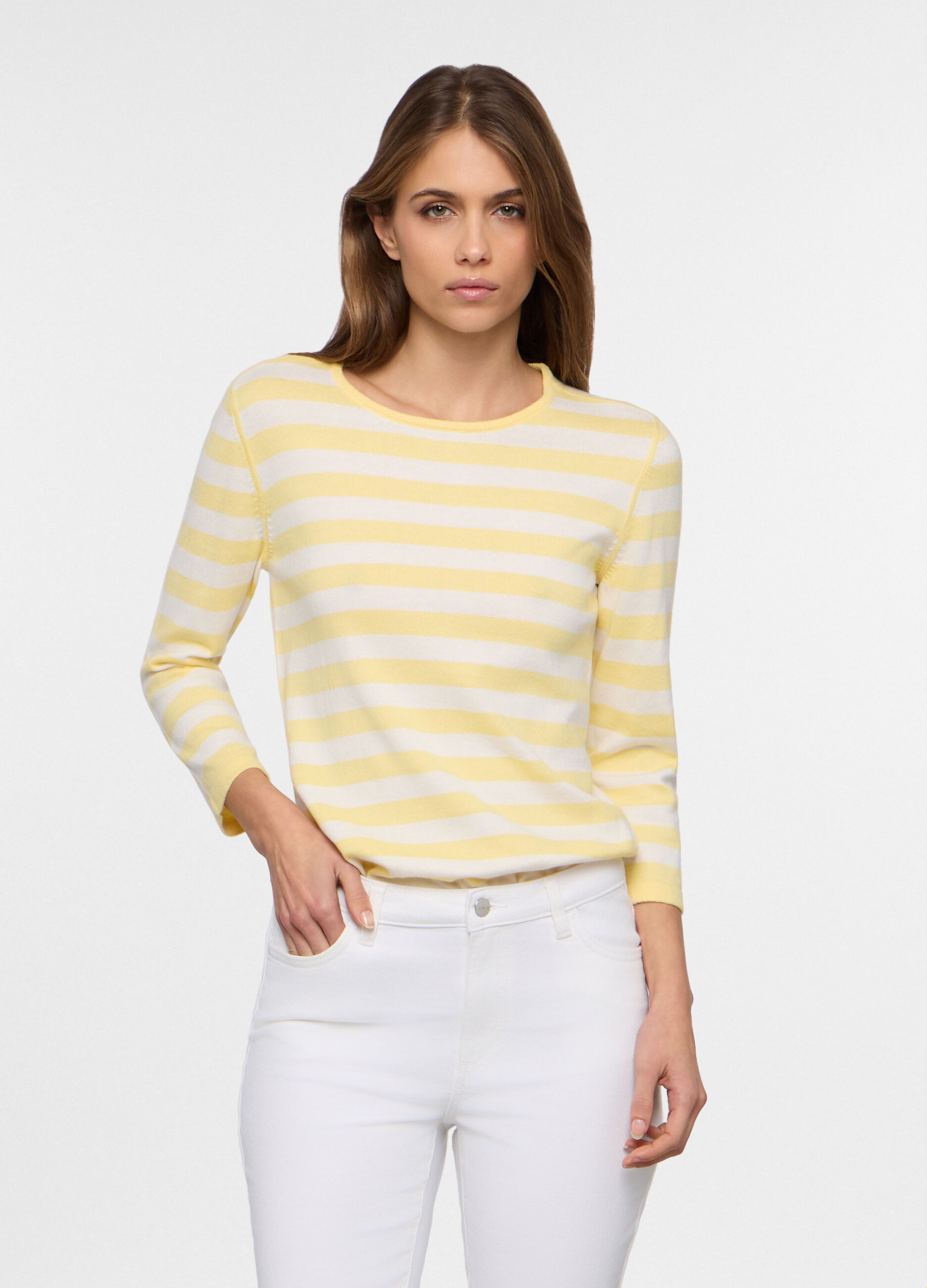 Maglia girocollo operata donna_0