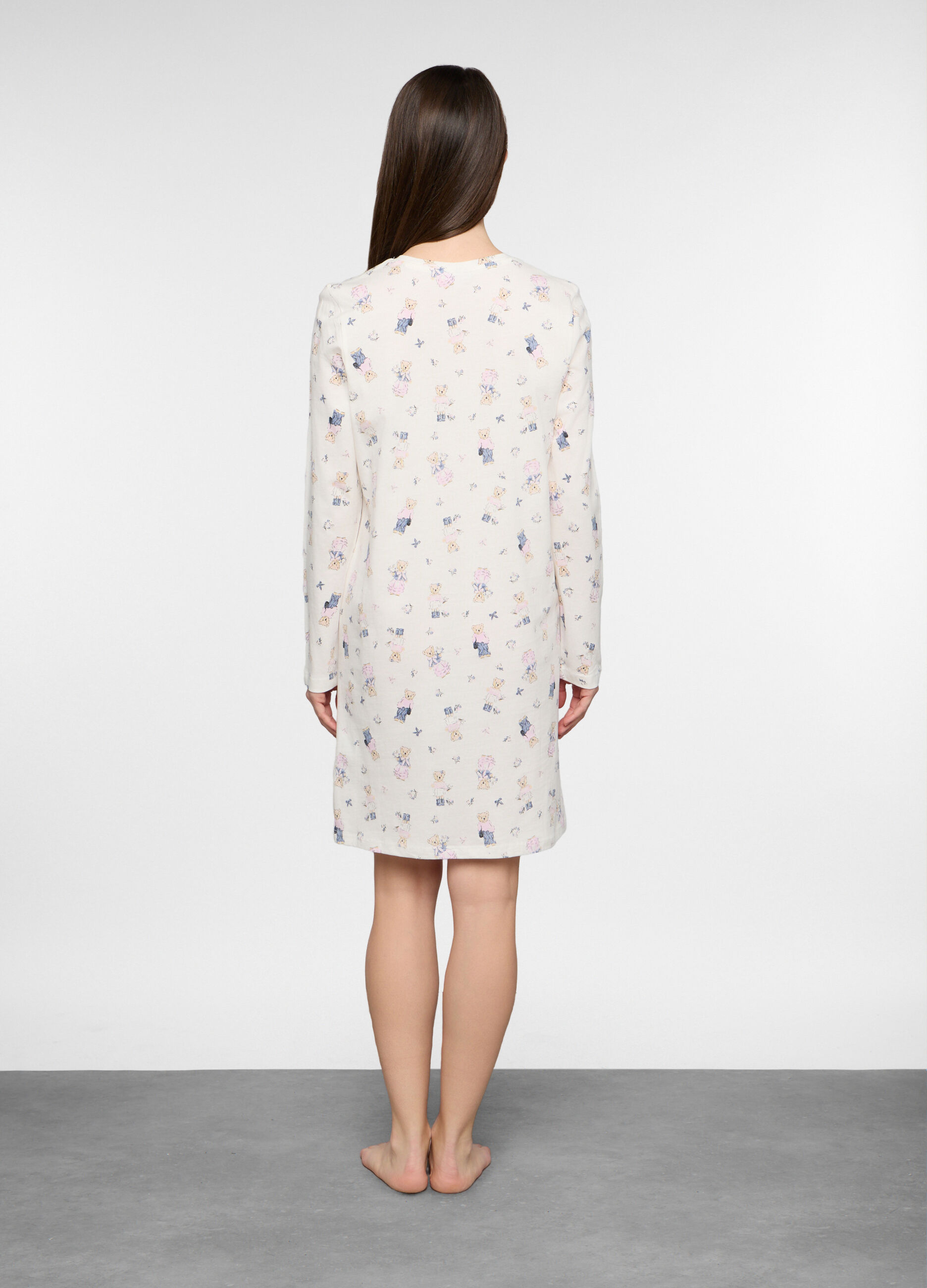 Camicia da notte in jersey donna_1