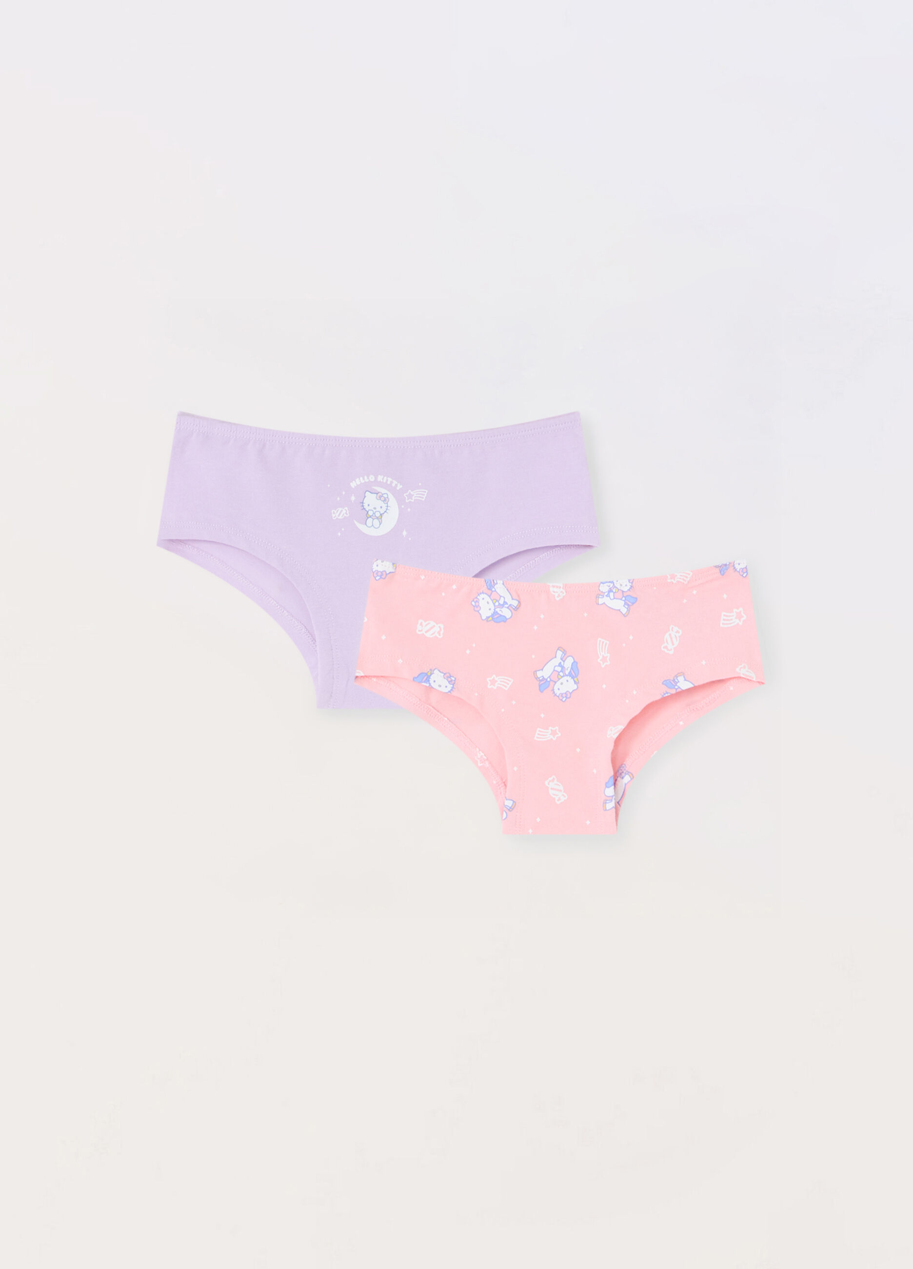 Pack 2 culotte in jersey di cotone stretch neonata