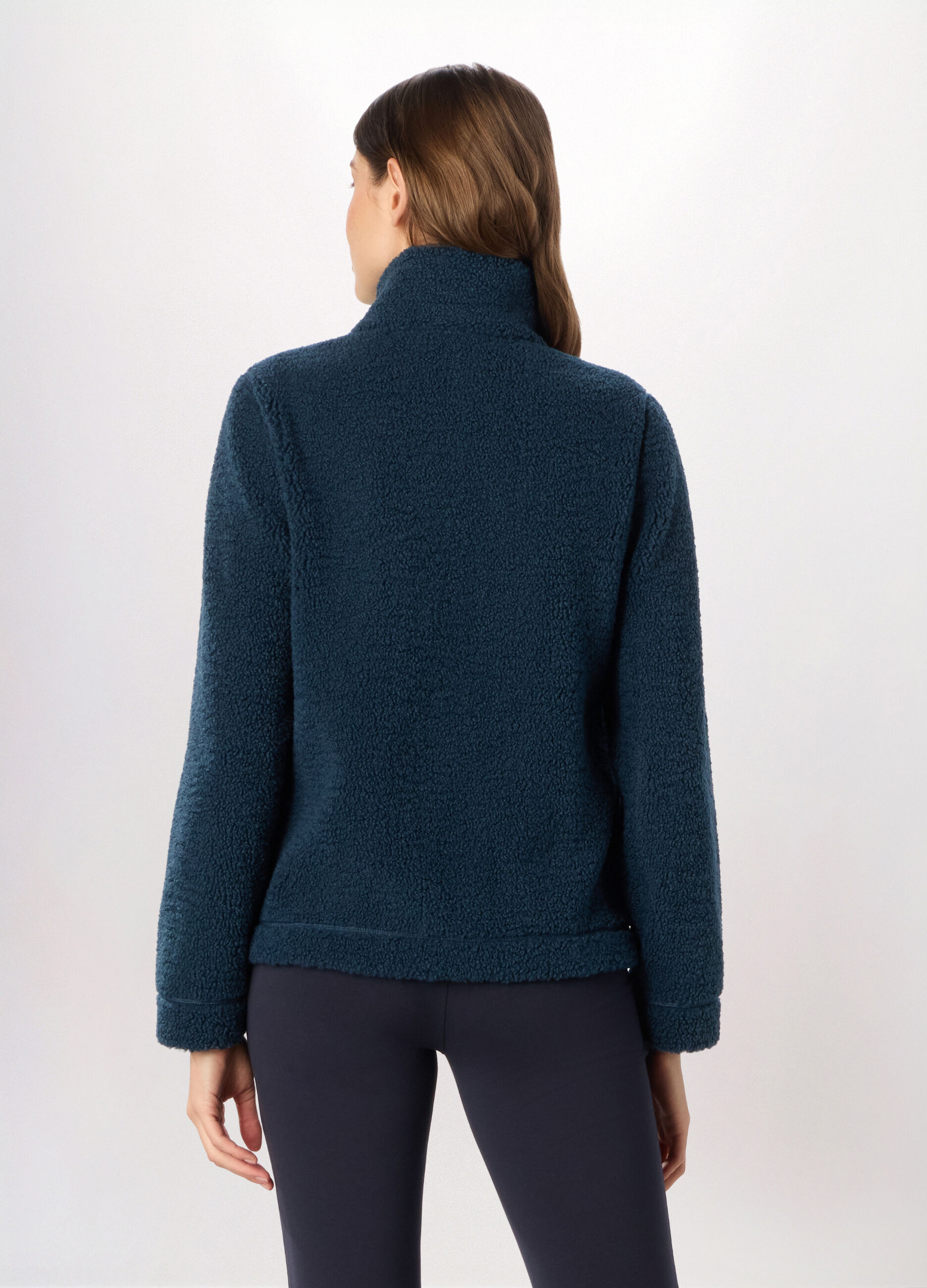 Felpa in sherpa Holistic fitness donna_1