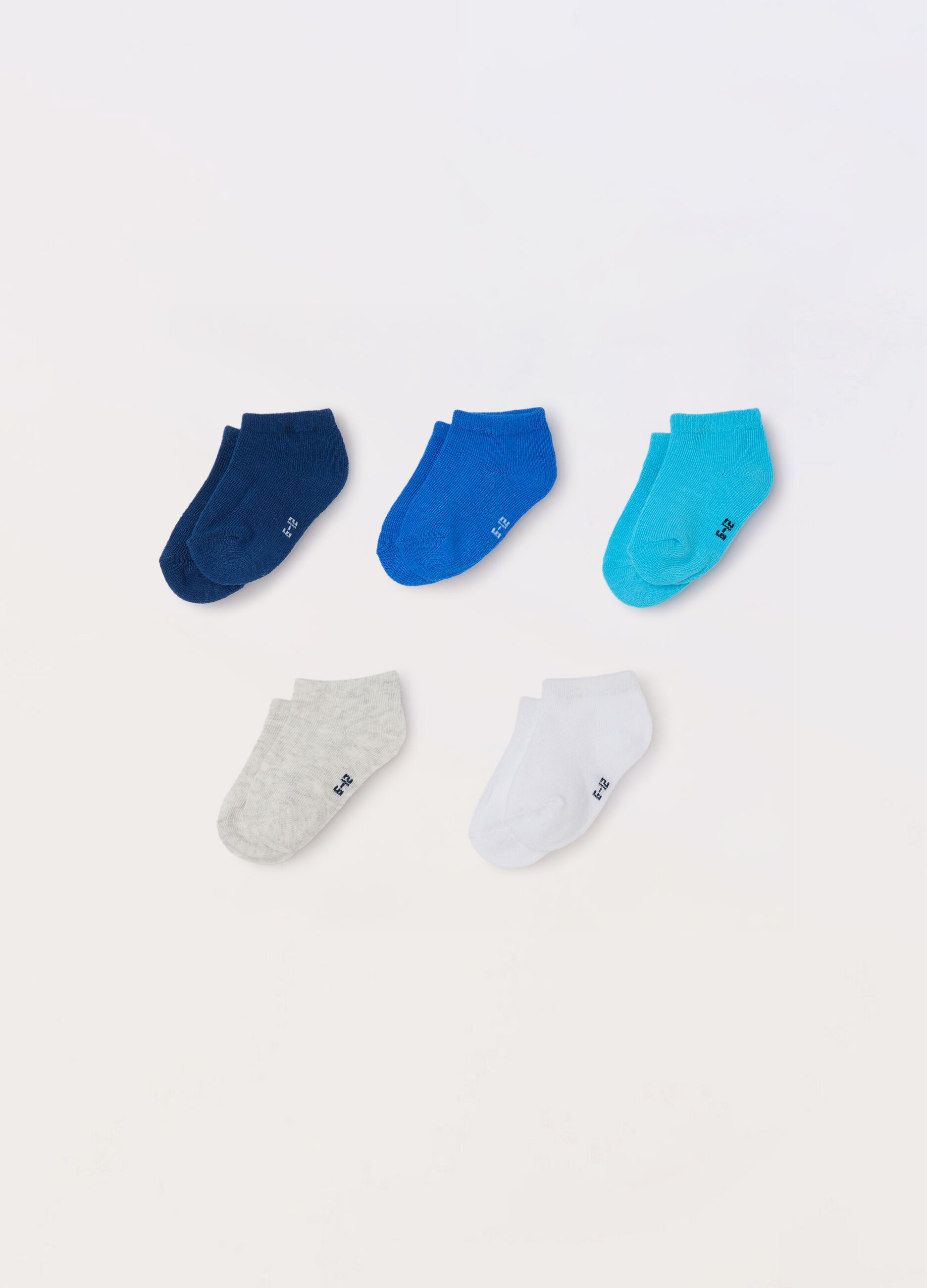 Pack 5 calze corte misto cotone neonato_0