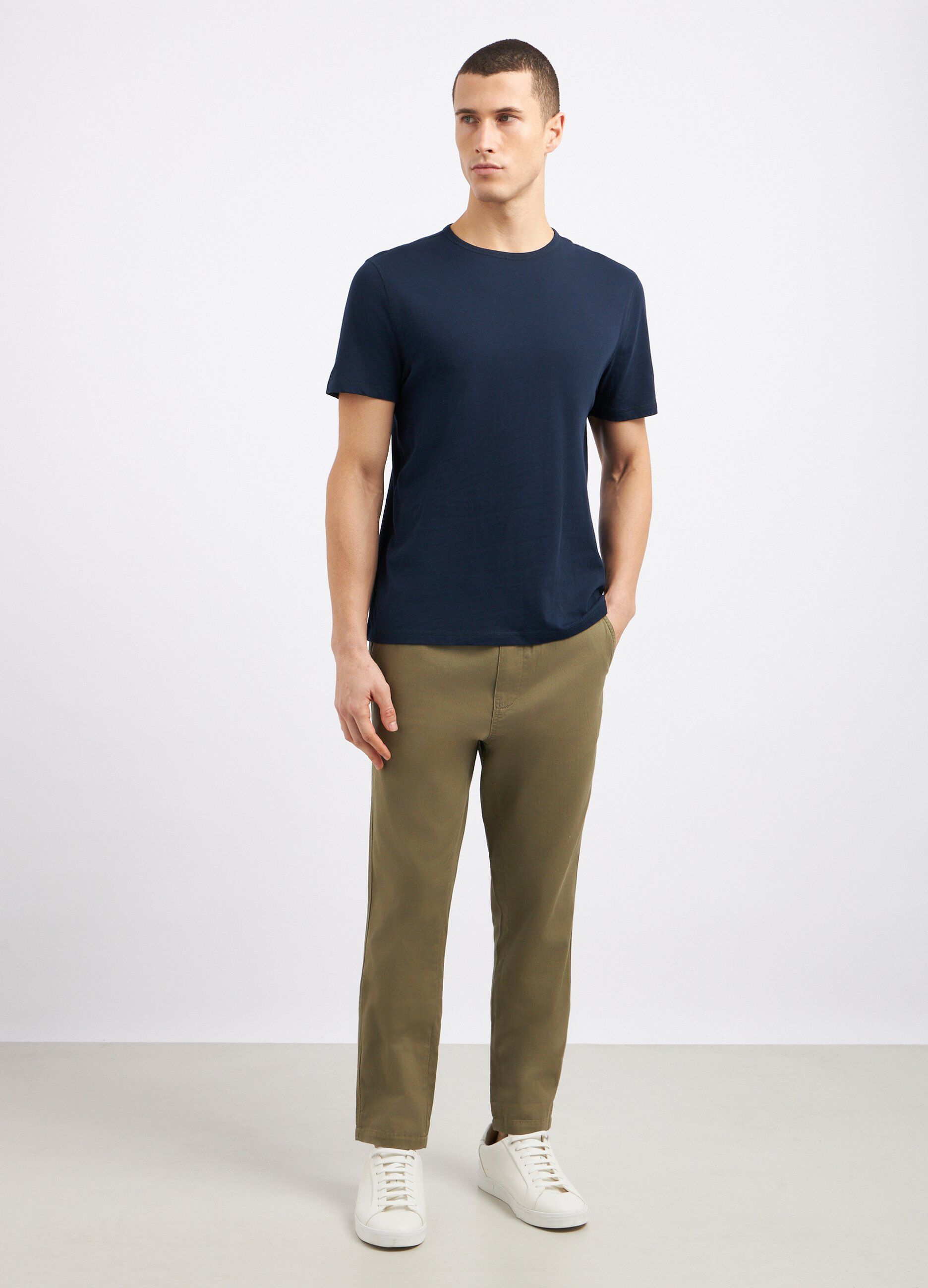 Pantaloni in puro cotone uomo_0