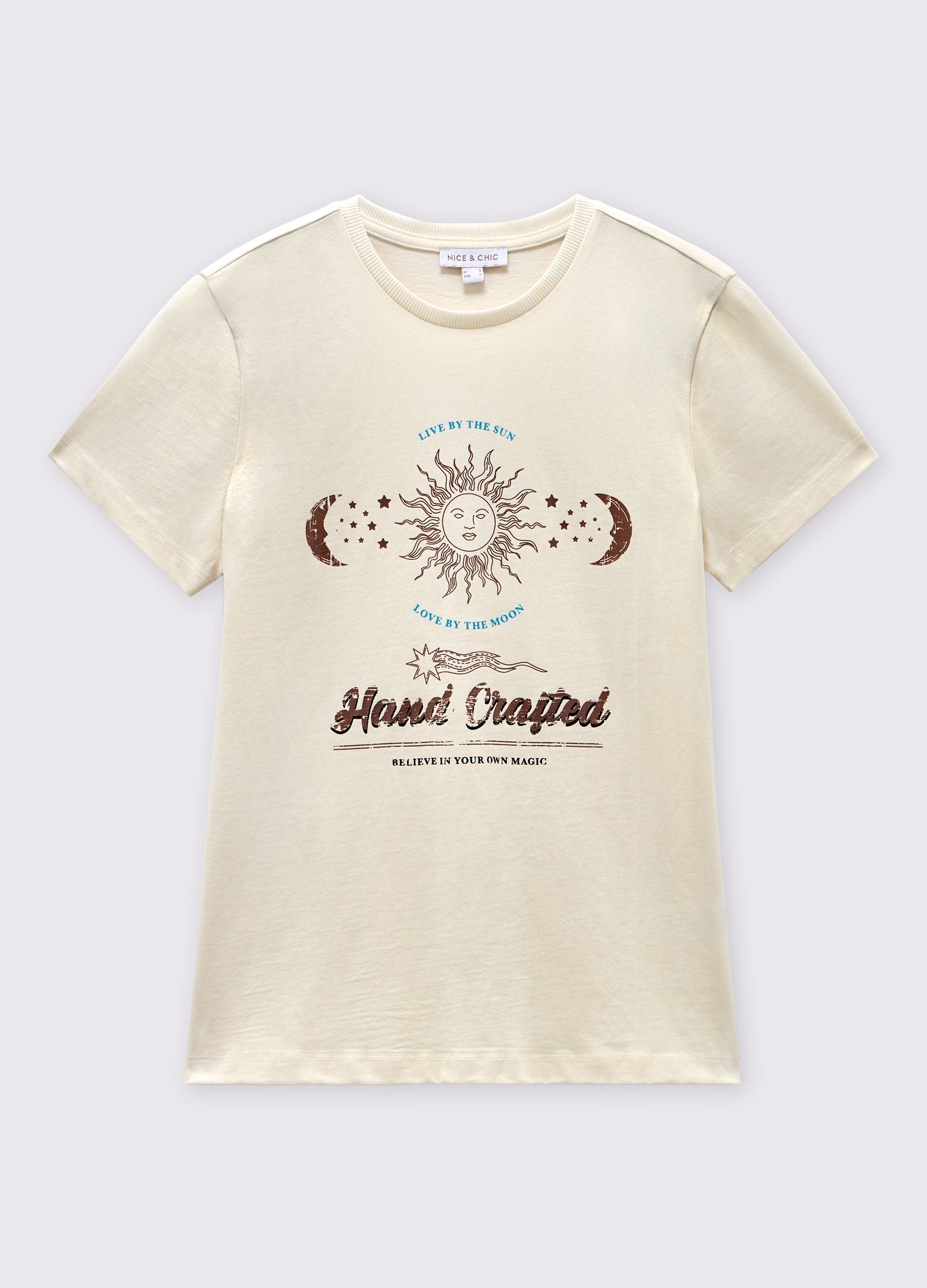 T-shirt in puro cotone donna_0