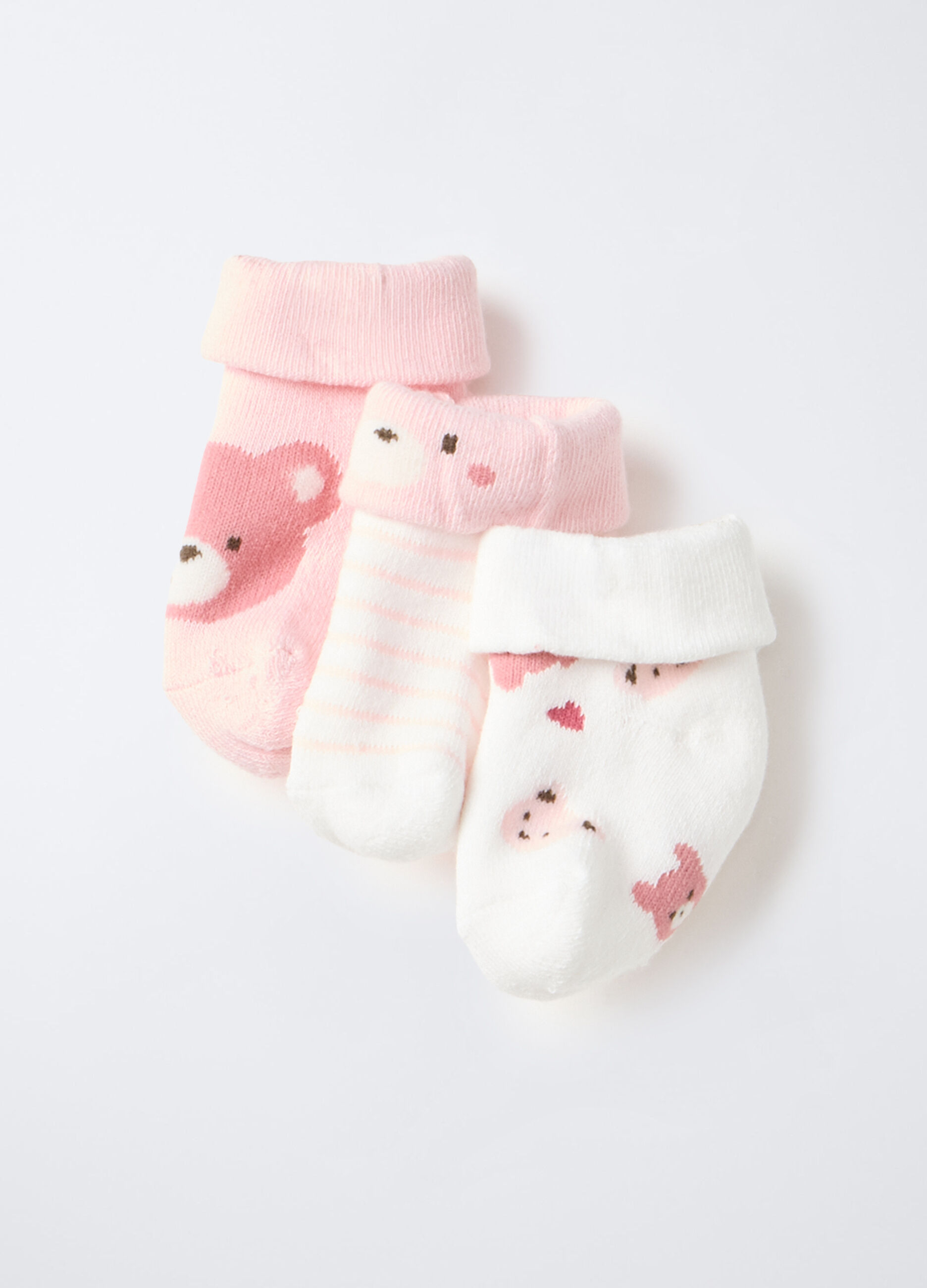 Pack 3 calze in spugna misto cotone stretch _0