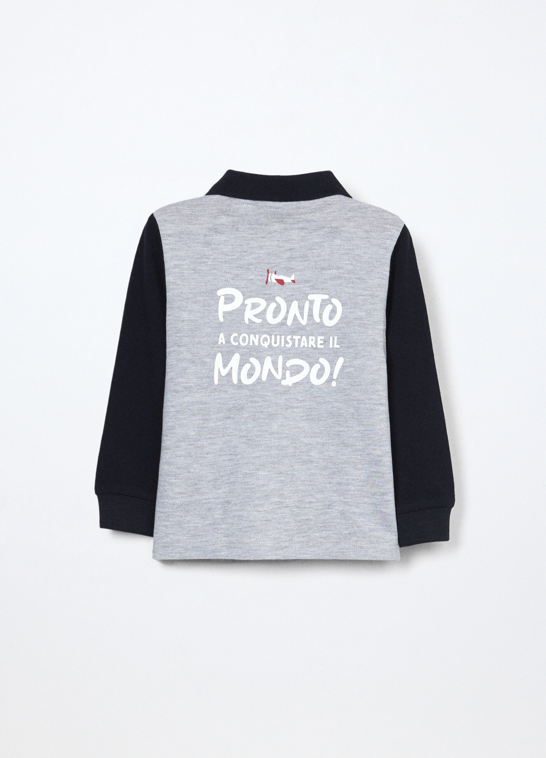 Polo in cotone Piquet neonato_1
