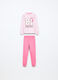 Set pigiama lungo in jersey di puro cotone bambina_0