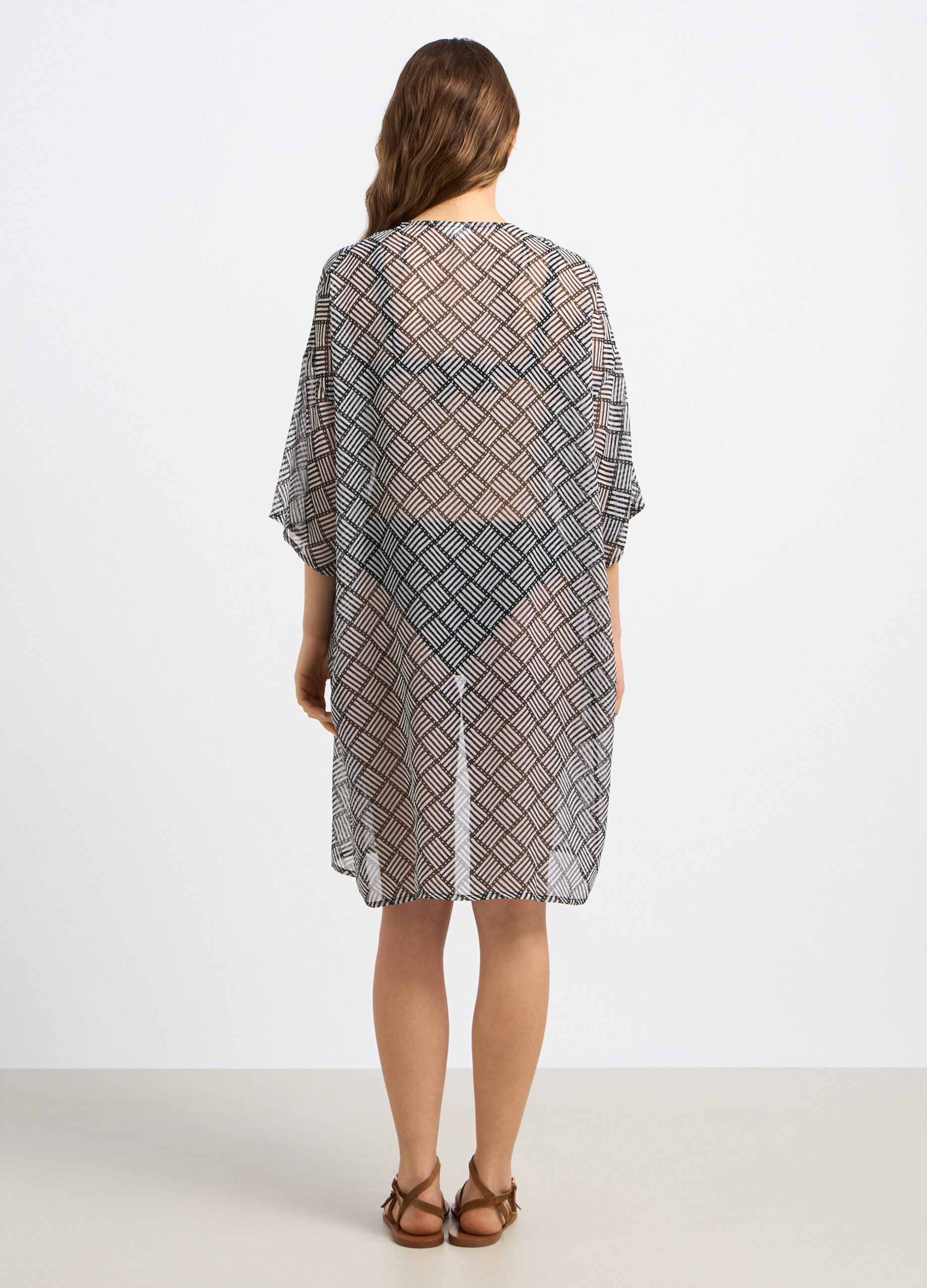 Copri costume in chiffon donna_1