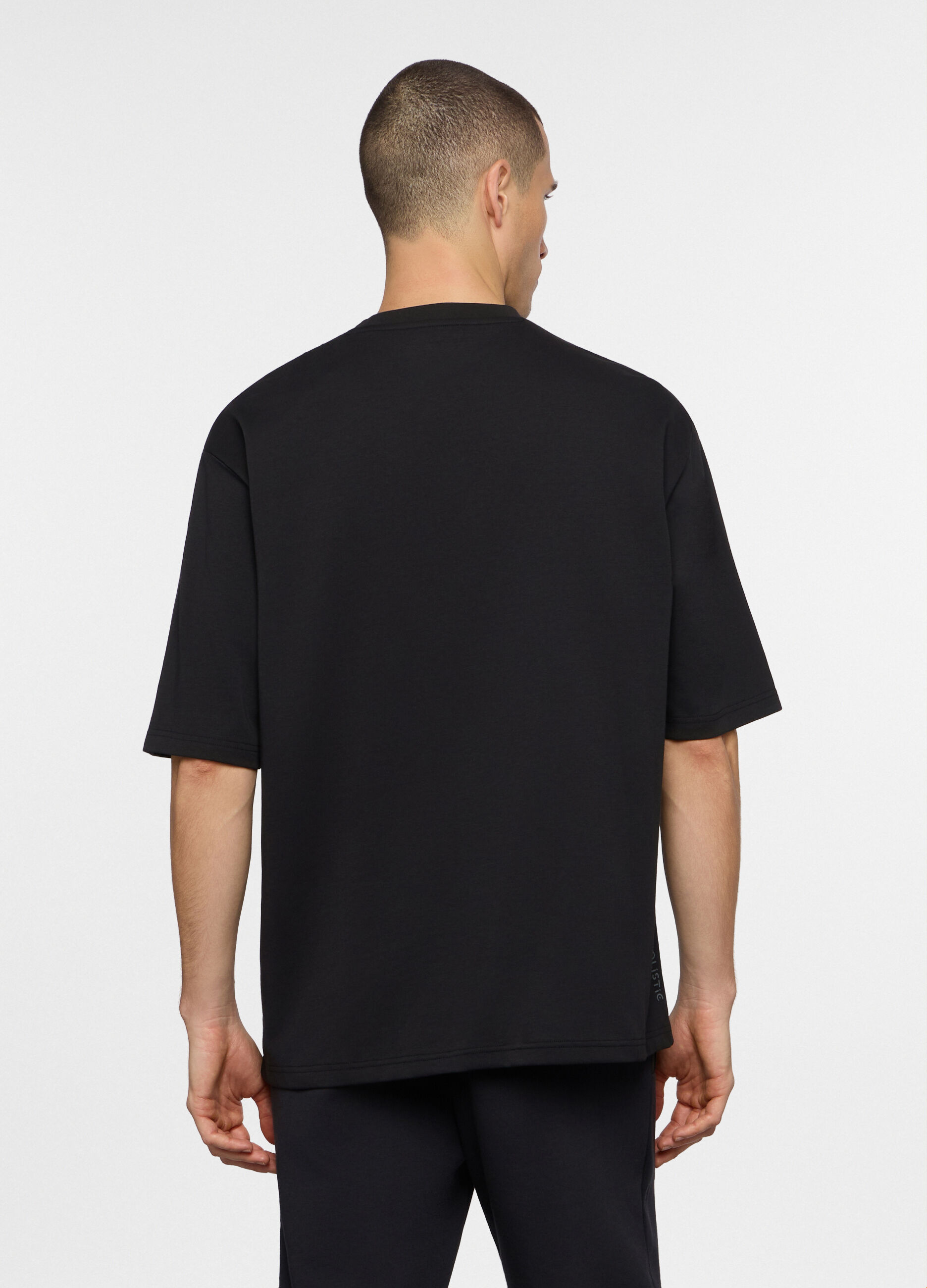 T-shirt girocollo in interlock uomo_1
