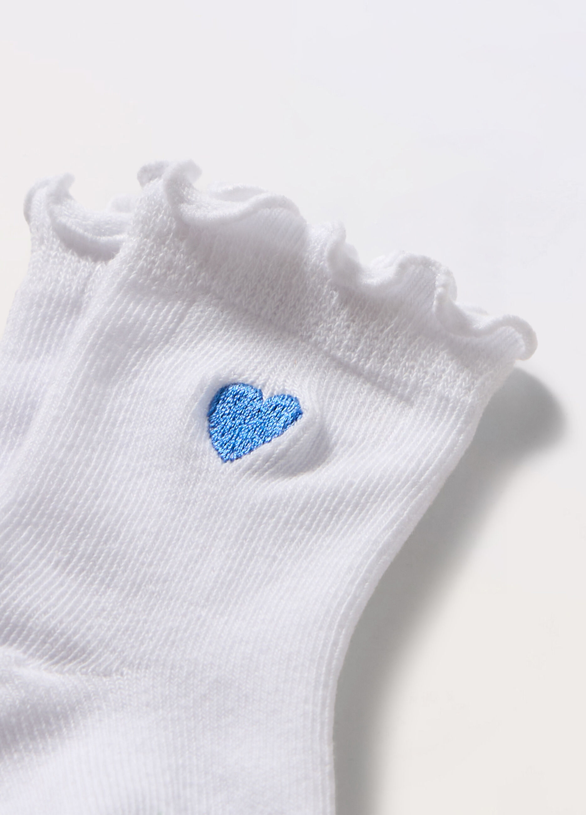 Calze corte in cotone stretch neonato