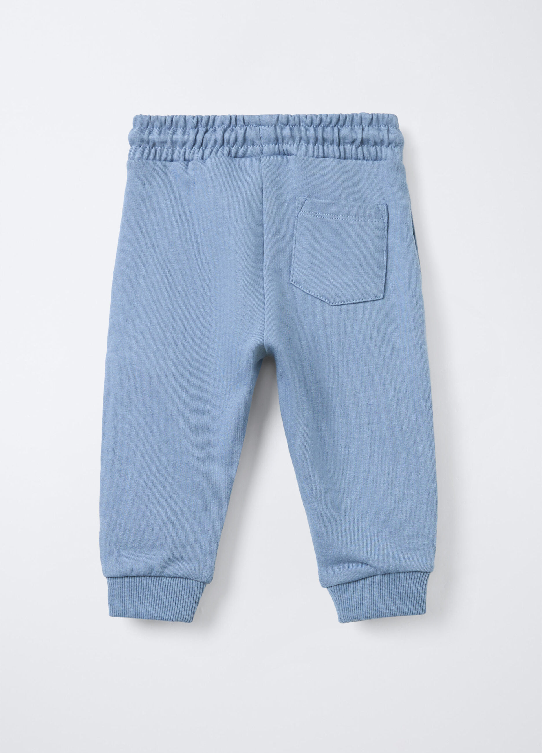 Jogger in puro cotone garzato Fir Regular bimbo_1