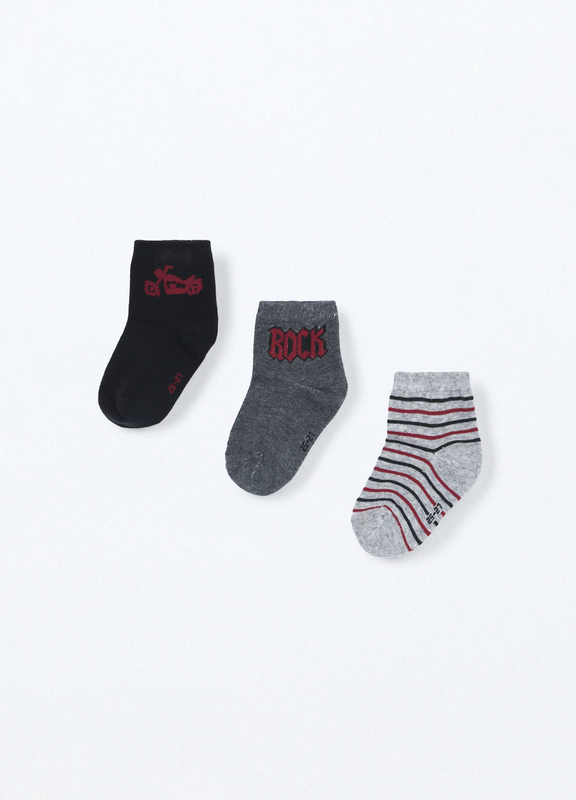 Pack 3 calze corte misto cotone bambino_1