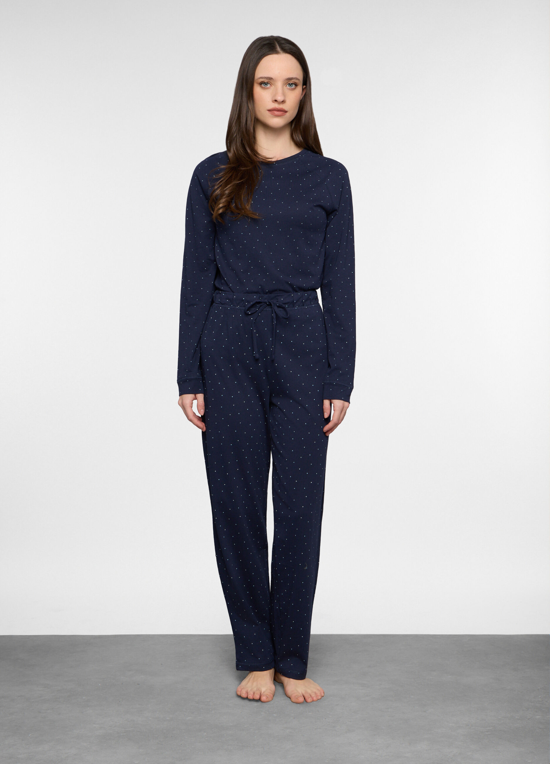 Pantaloni pigiama regular fit donna_0