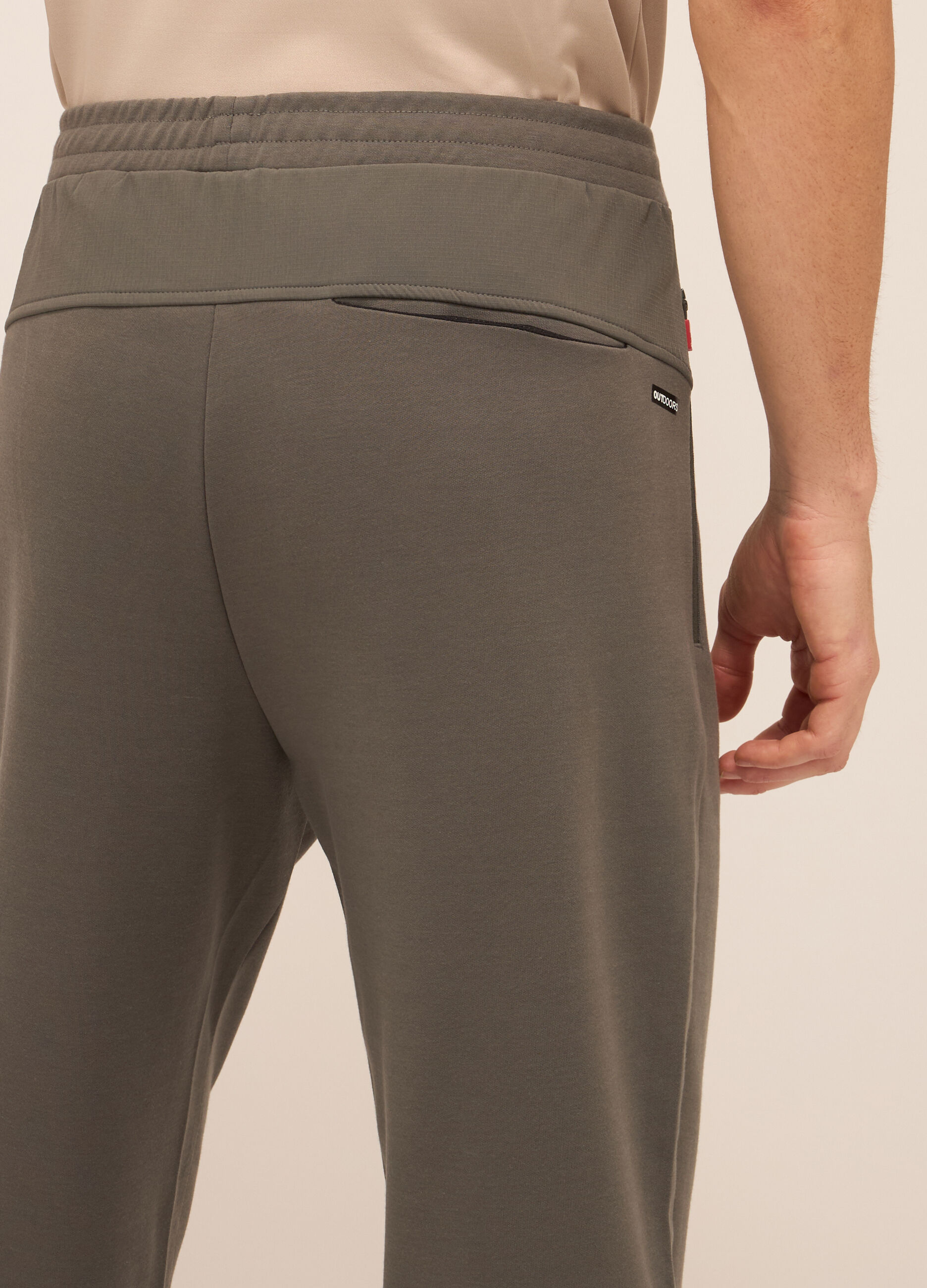 Jogger in misto cotone uomo_2