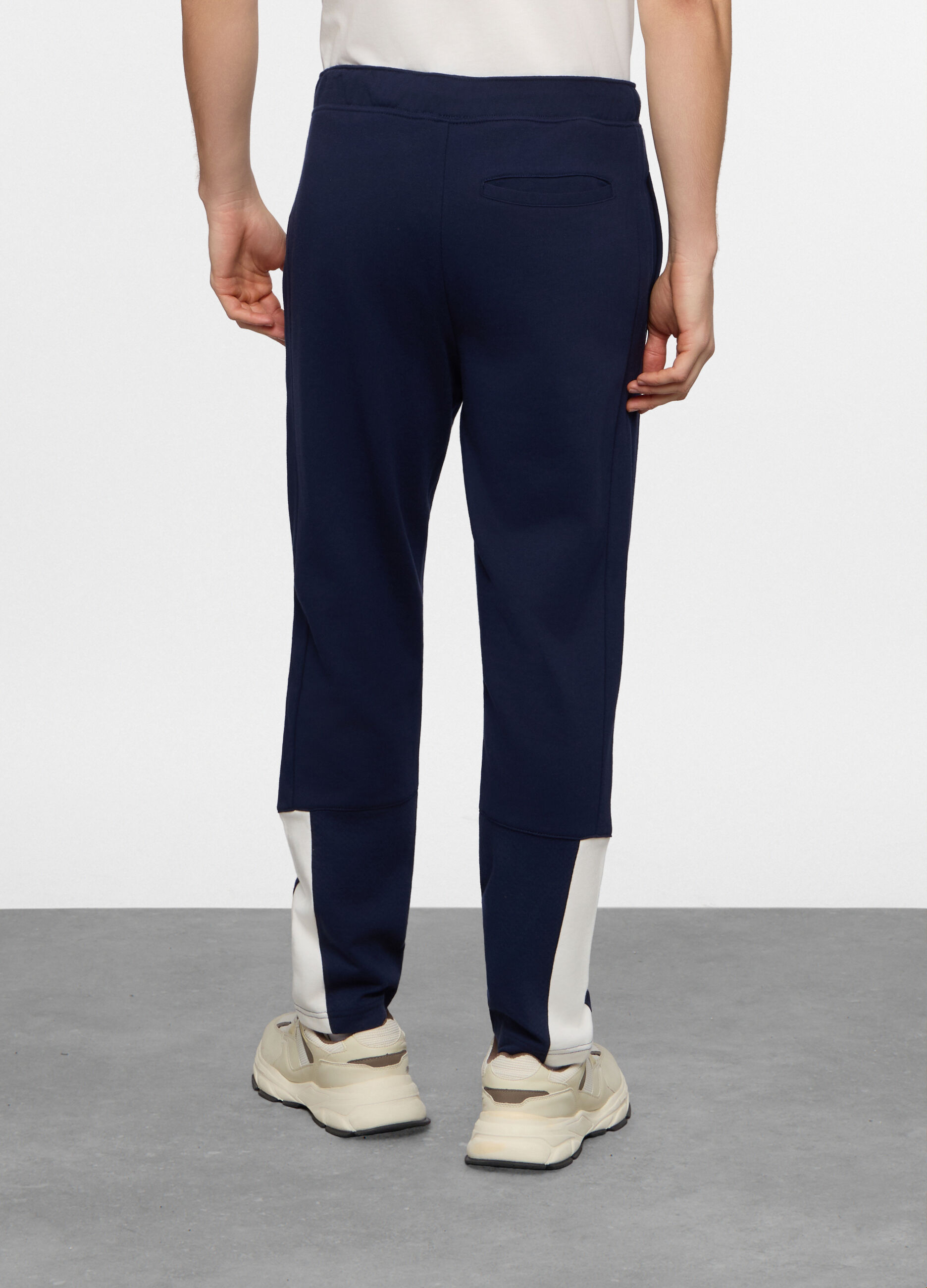 Jogger in felpa di cotone uomo_1