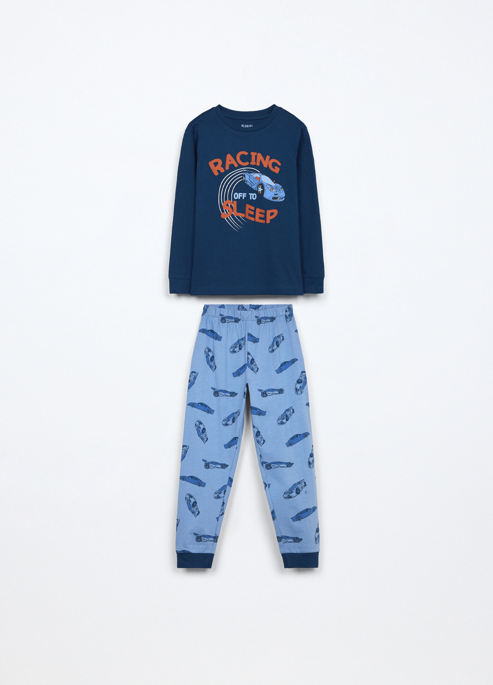 Set pigiama lungo in jersey di puro cotone bambino _0