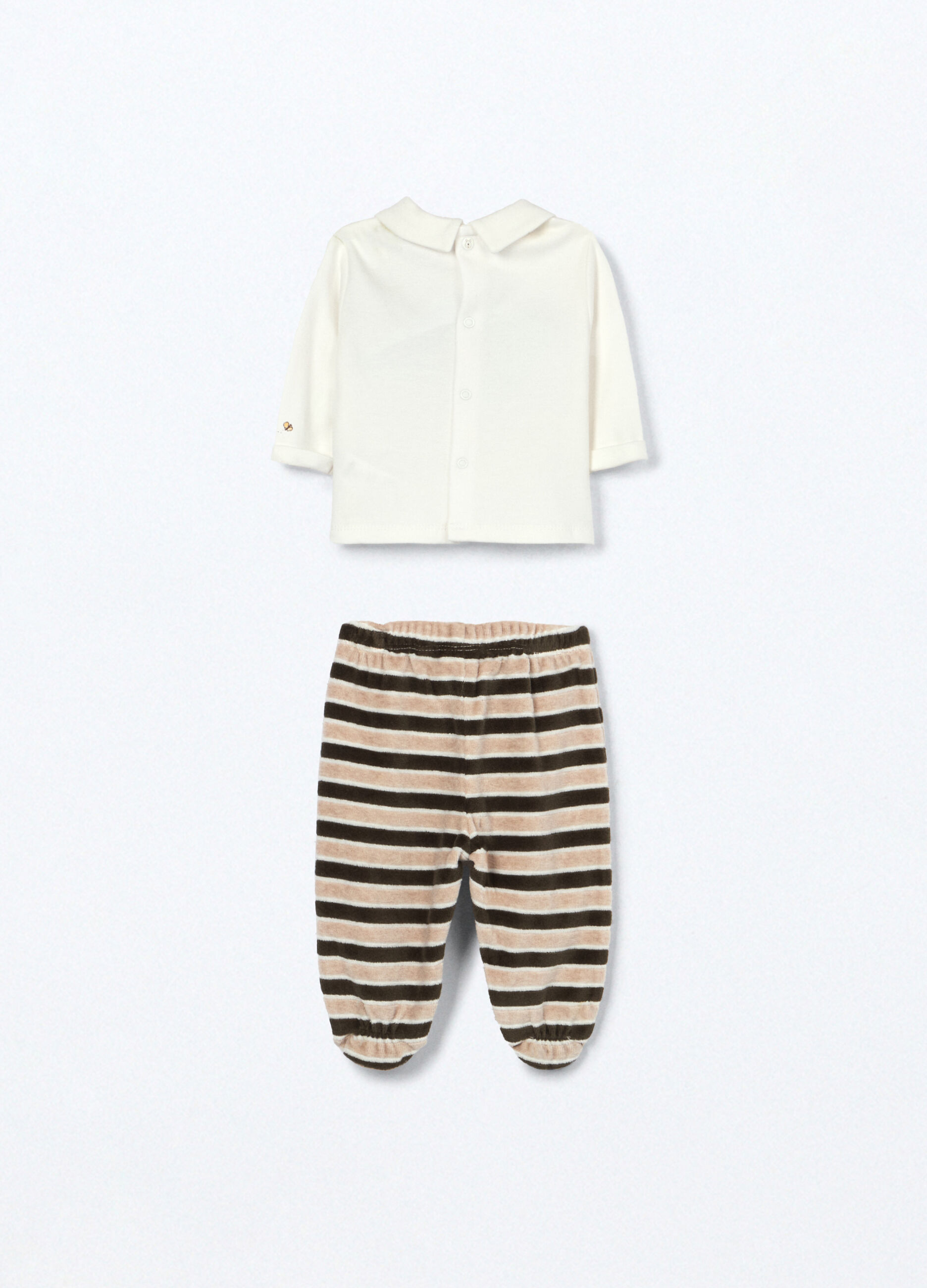 Set in interlock di puro cotone neonato_1