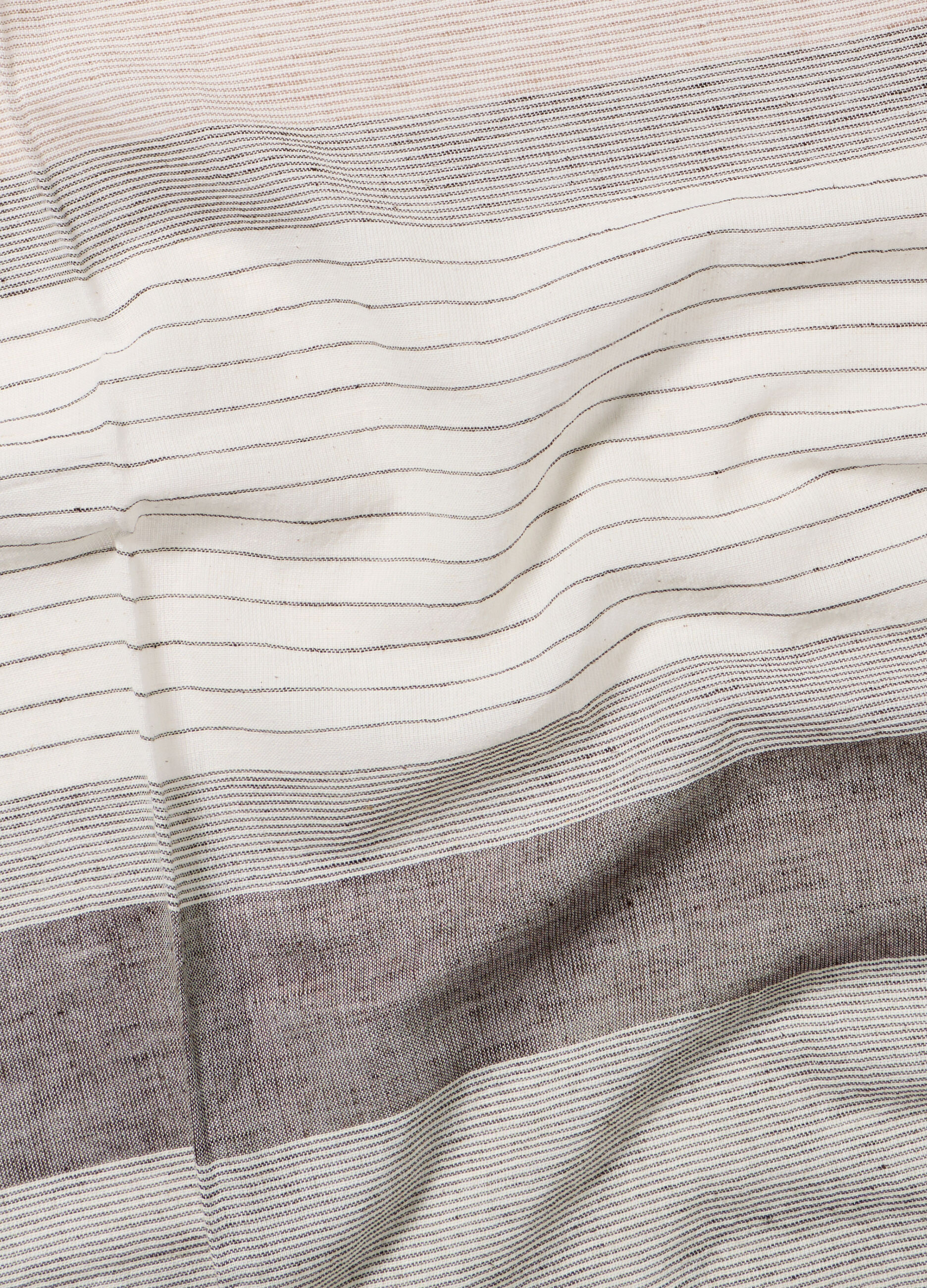 Sciarpa a righe in cotone e lino uomo_1