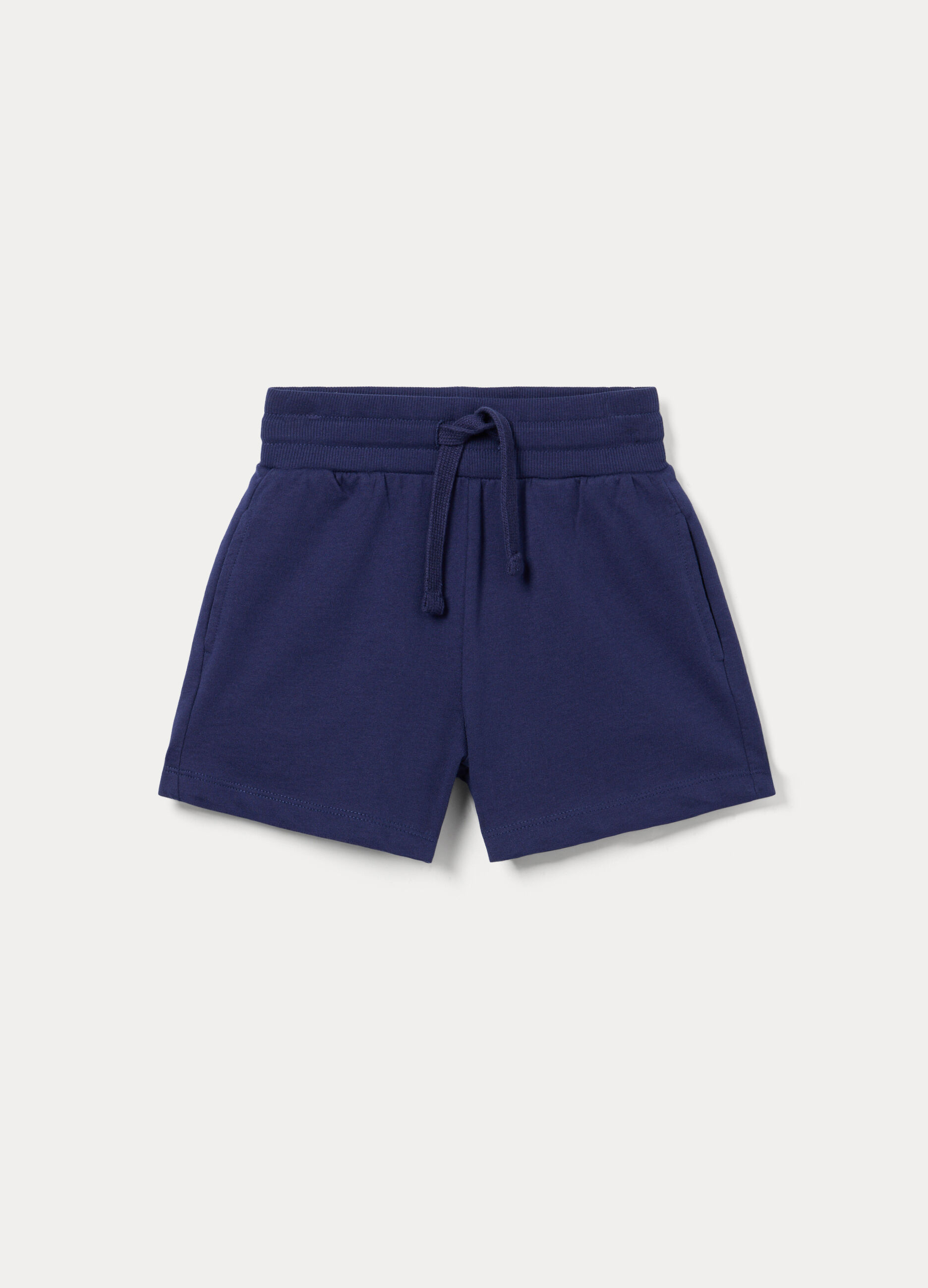 Shorts in french terry di puro cotone bambina_0