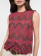 Blusa fit regular girocollo in puro cotone donna_2