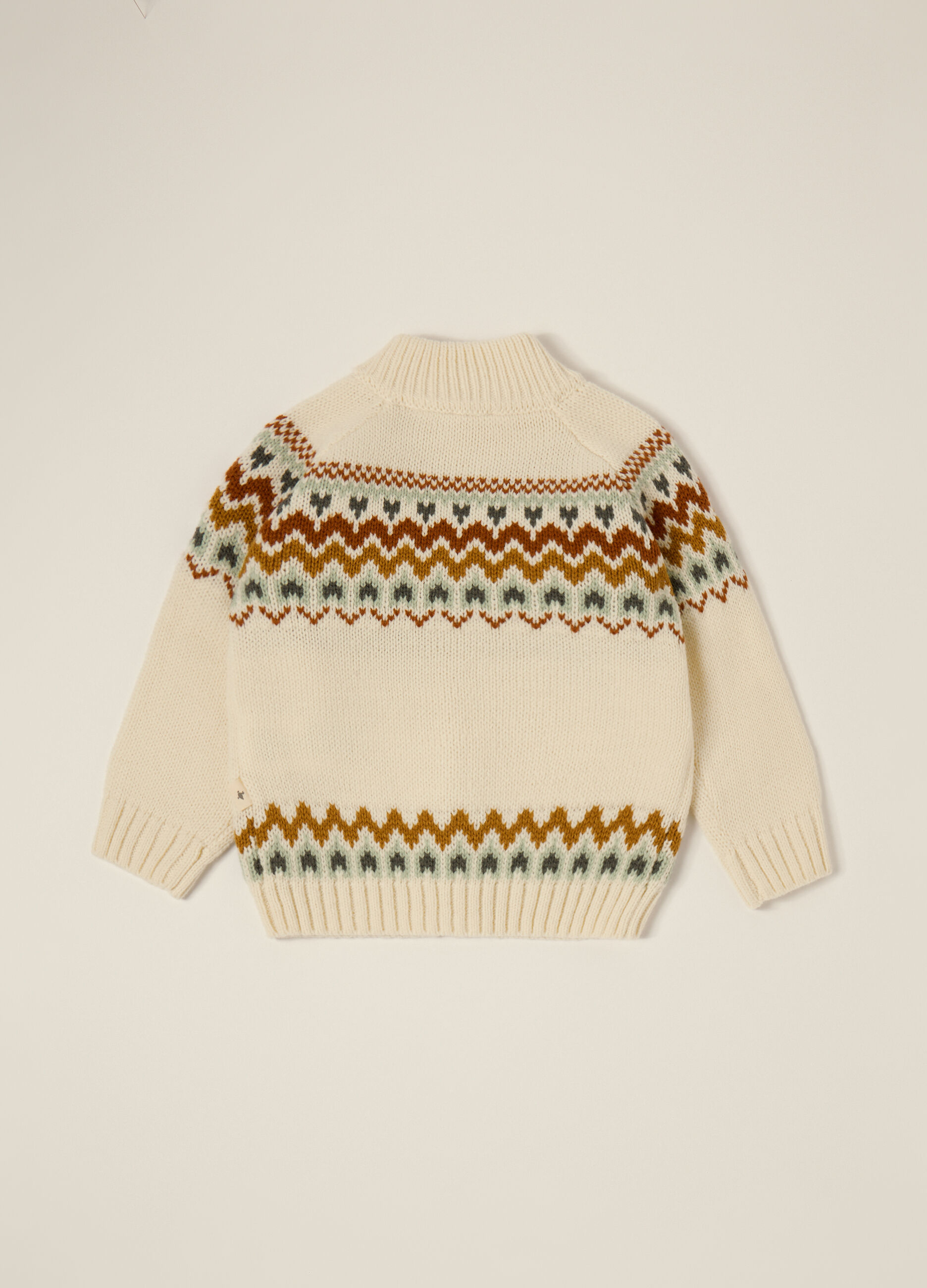 Cardigan tricot misto cotone IANA neonato_2
