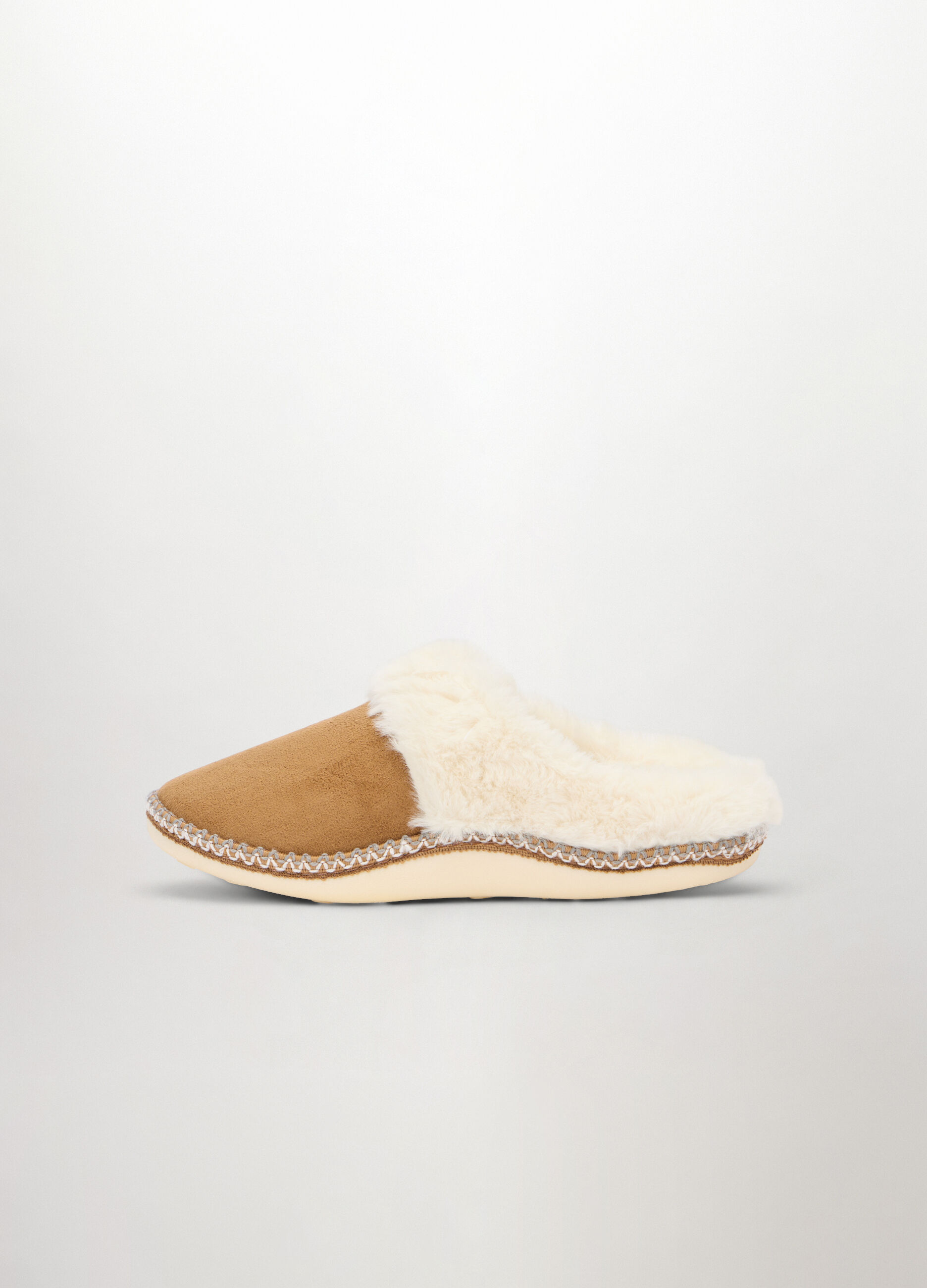 Pantofole in ecopelle donna_0