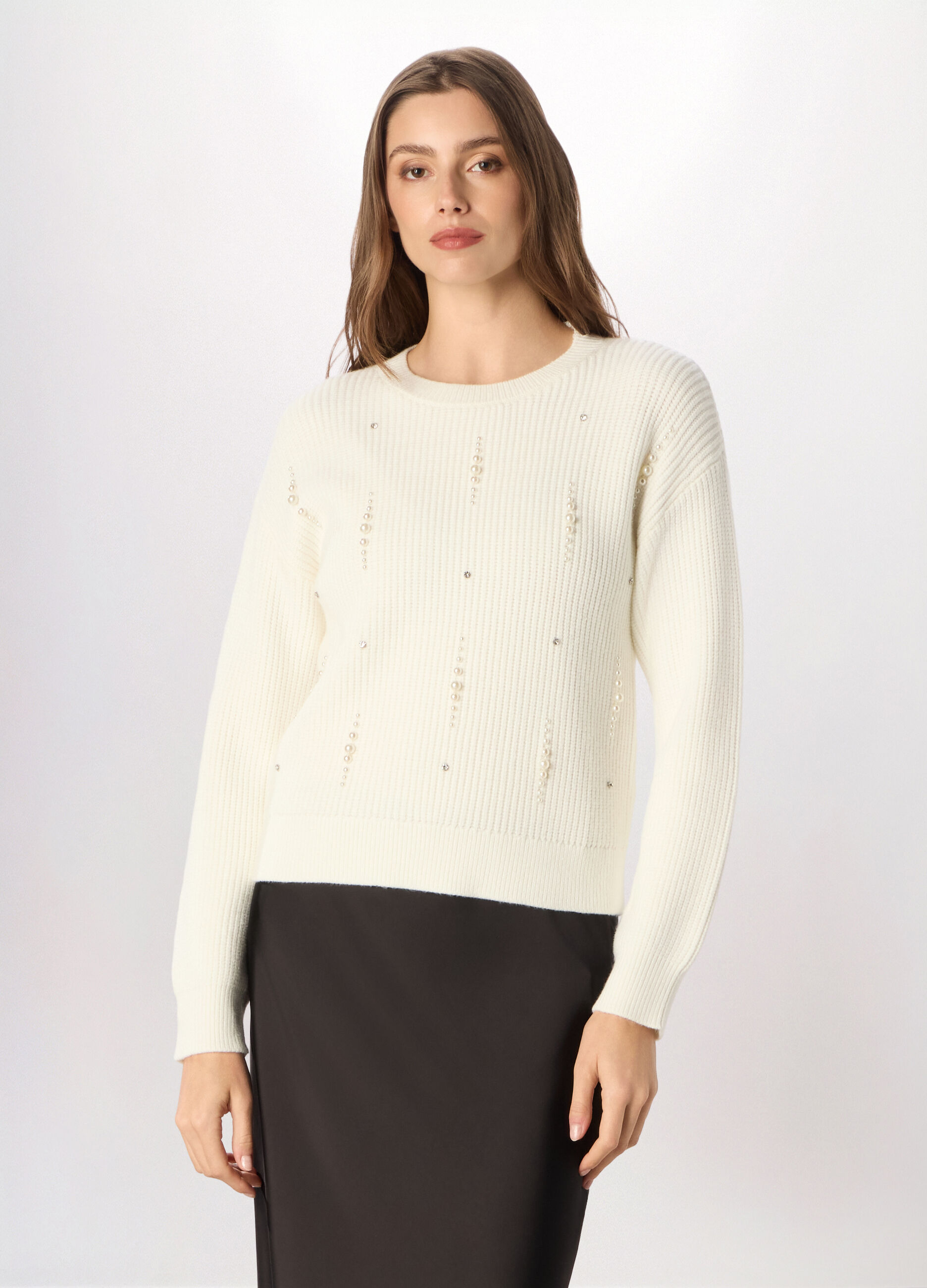 Pullover tricot misto viscosa donna_0
