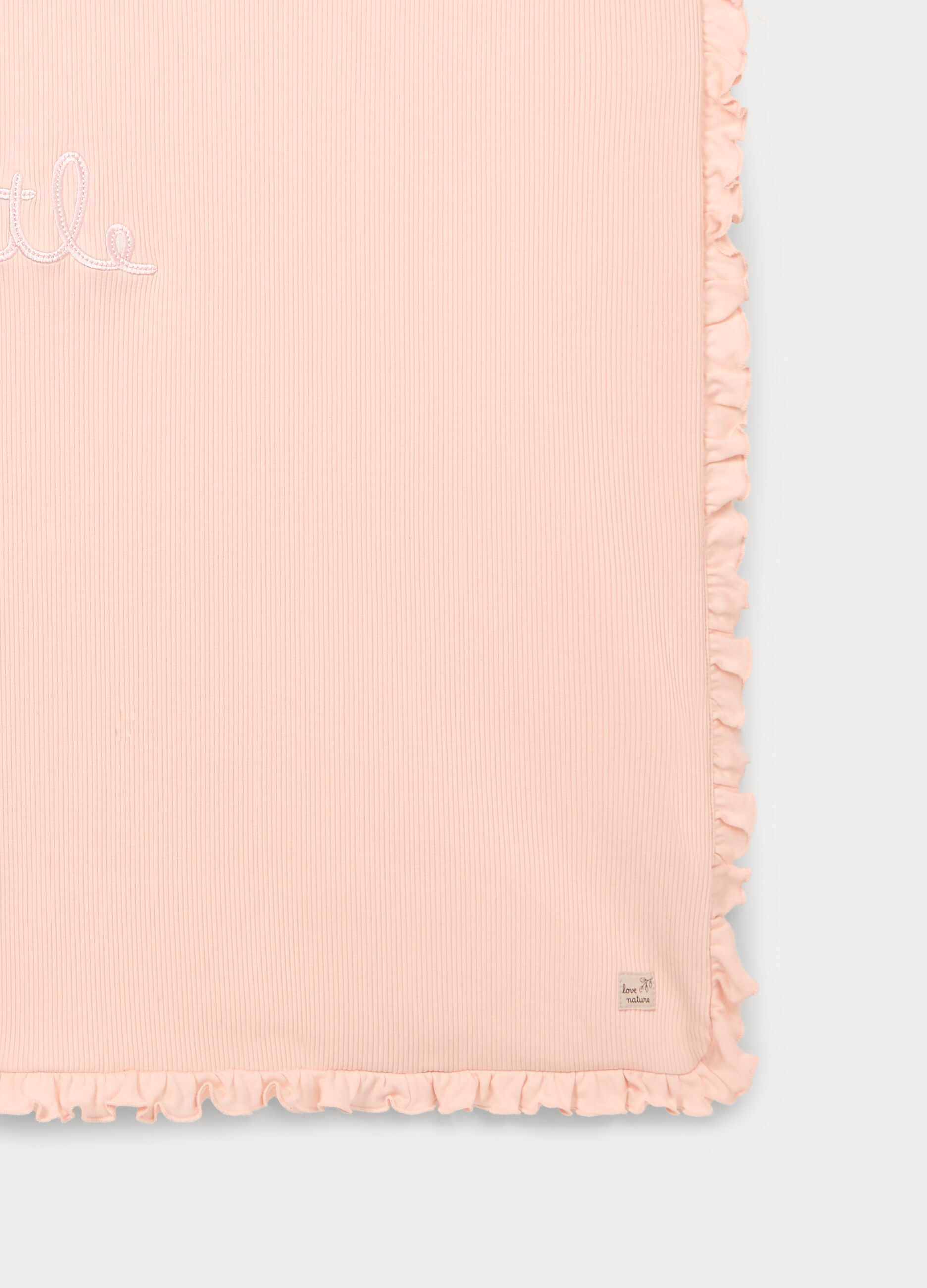 Copertina in costina di cotone stretch neonata_2