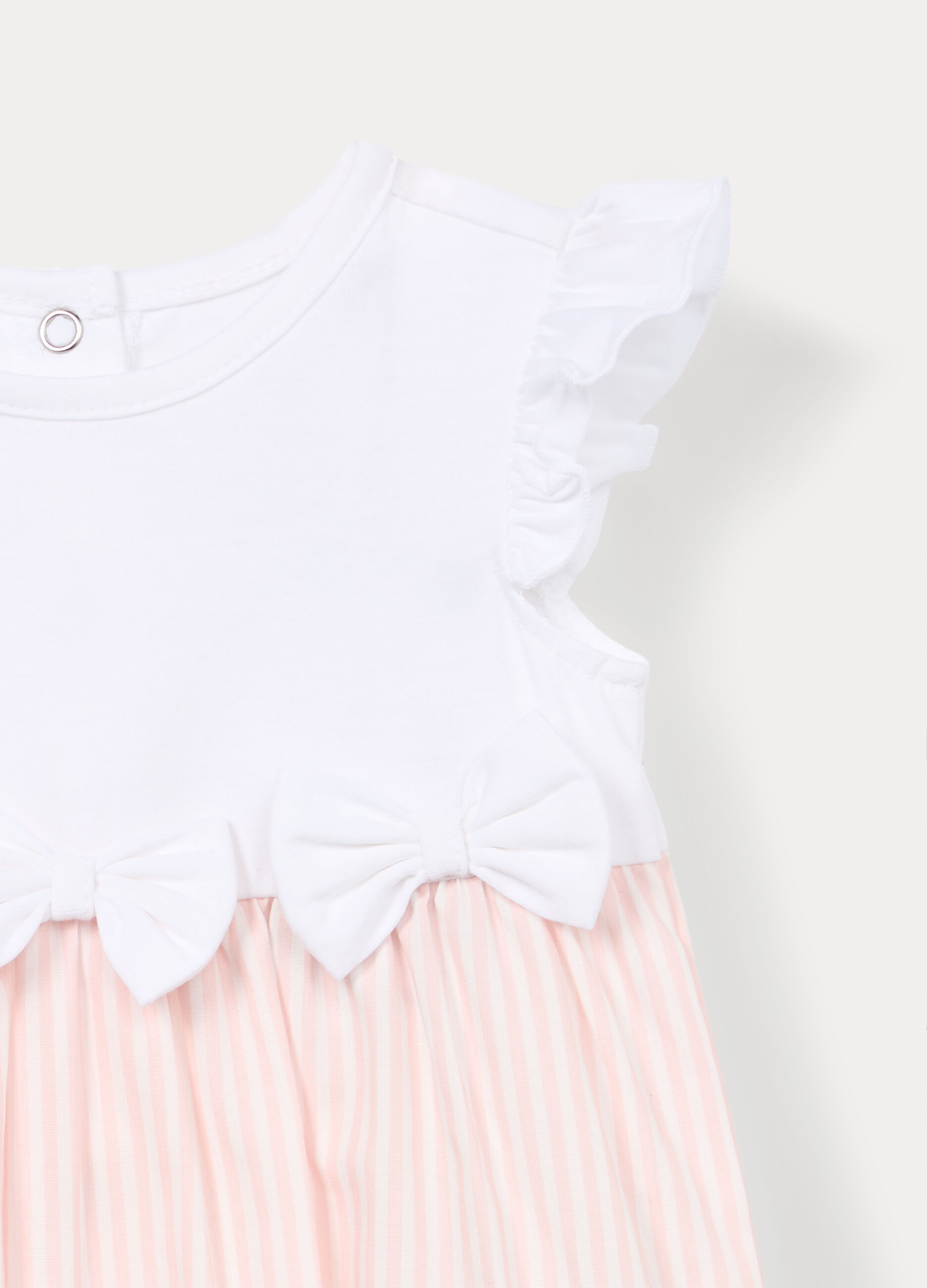 Pagliaccetto in jersey di cotone stretch neonata_2