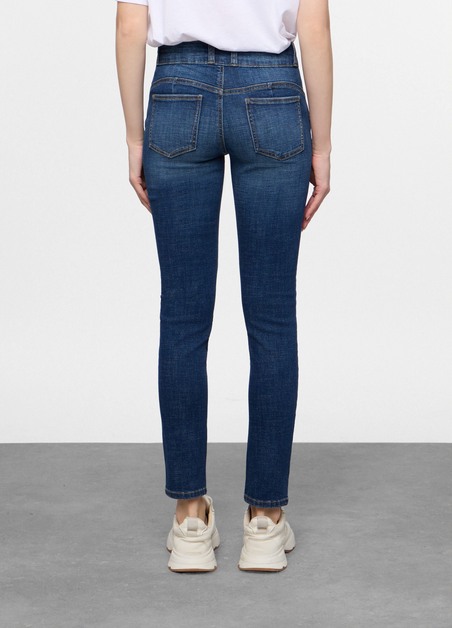 5 Tasche fit Skinny Push Up in denim stretch donna_2