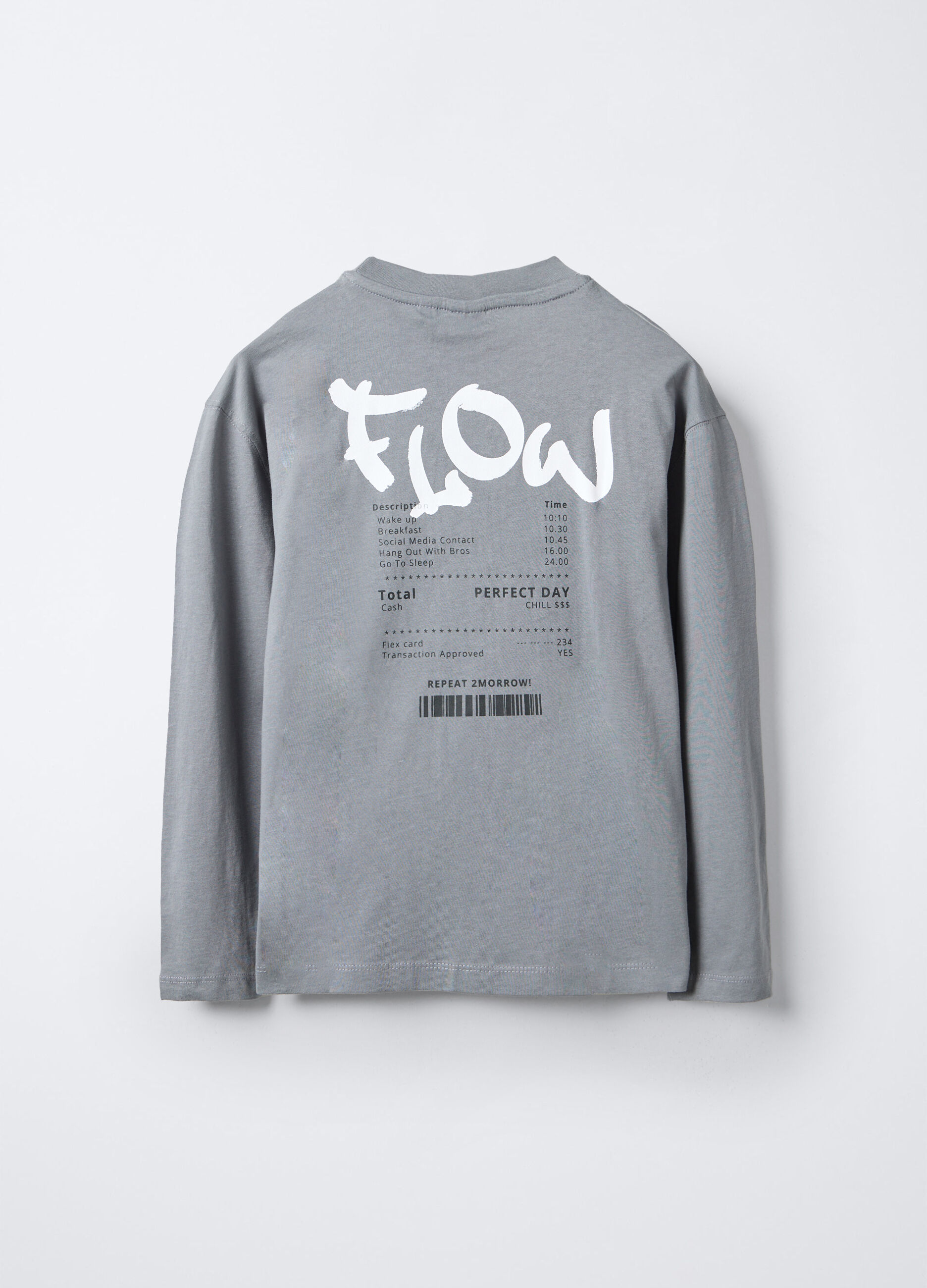 T-shirt girocollo in jersey di puro cotone ragazzo_1