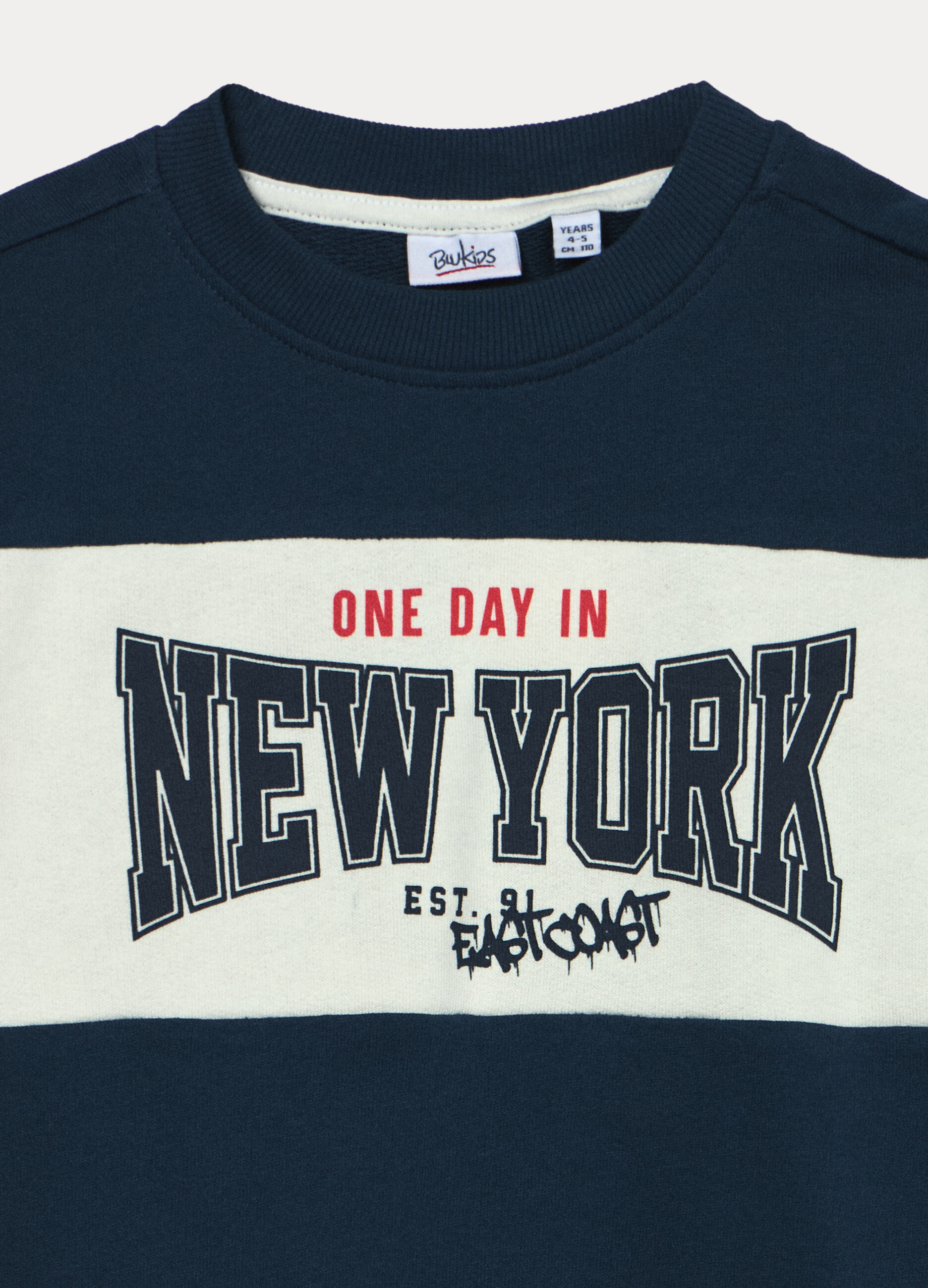 Jogging set in french terry di puro cotone bambino_2