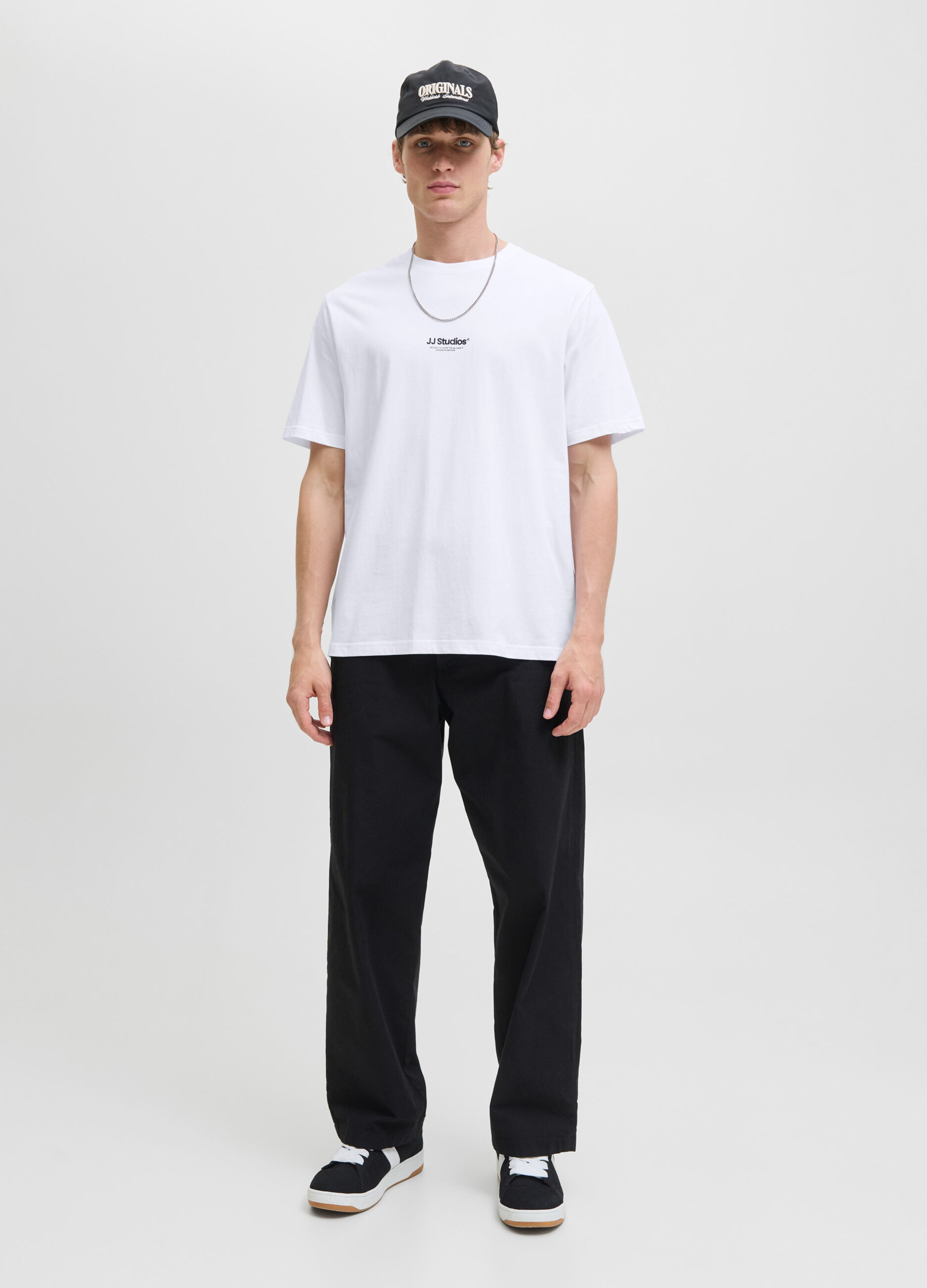 T-shirt in cotone oversize uomo_0