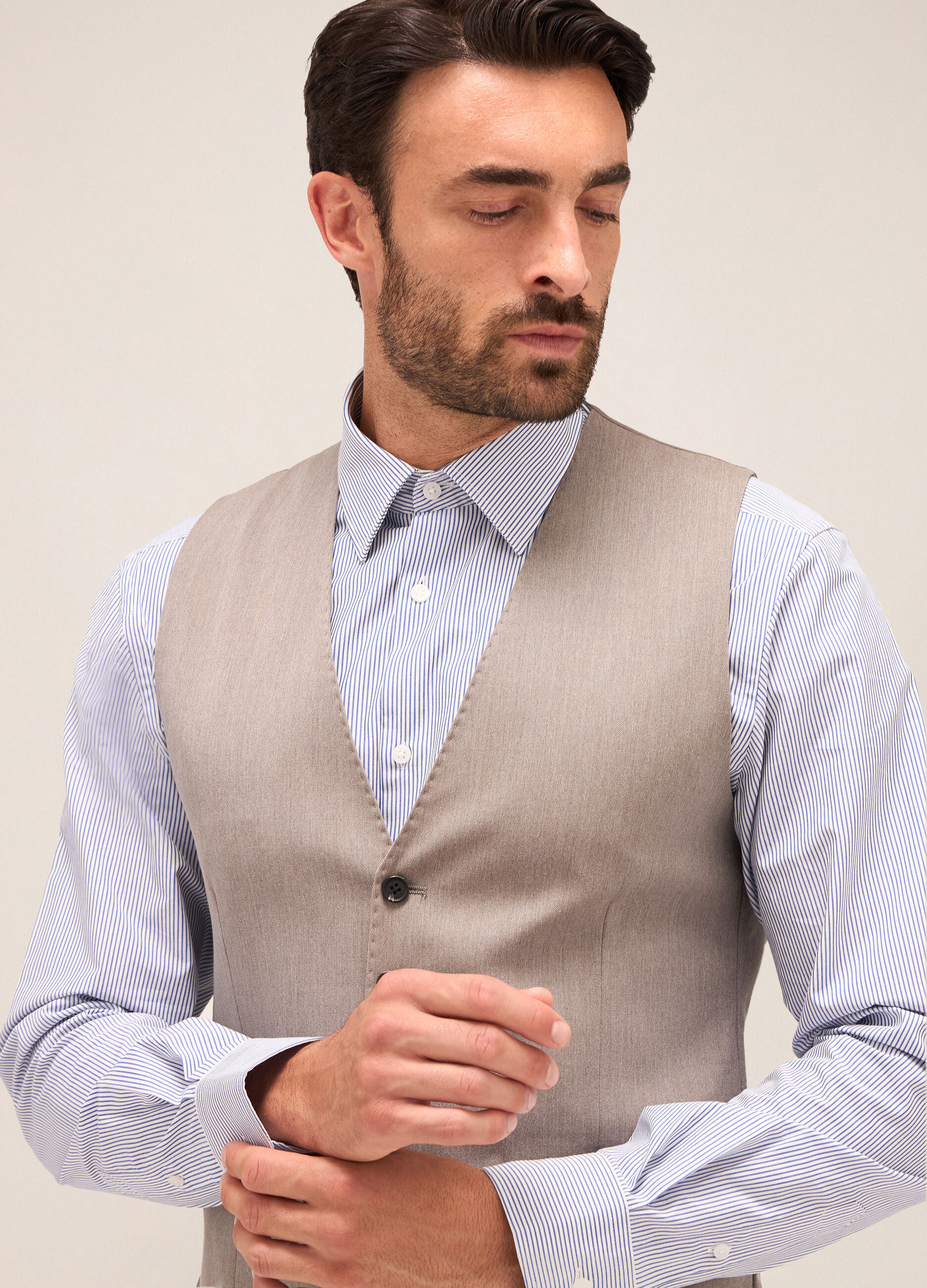 Gilet in misto lana uomo_2