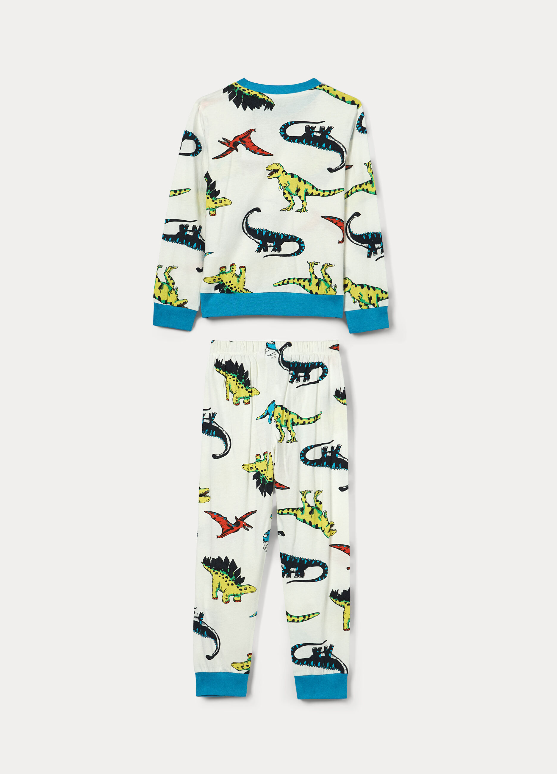 Set pigiama lungo in jersey di puro cotone ragazzo_1