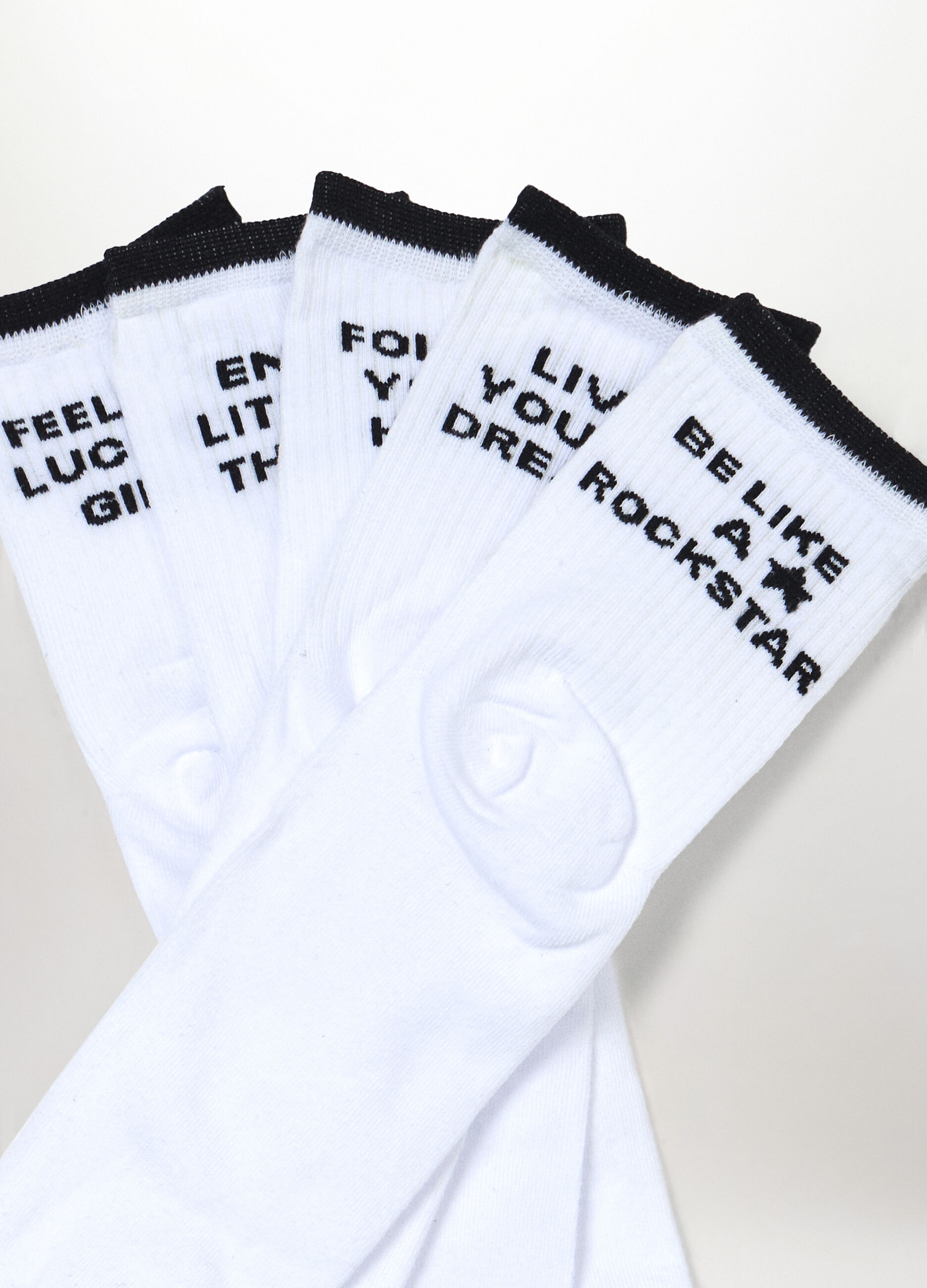 Pack 5 calze corte in spugna di cotone donna_1