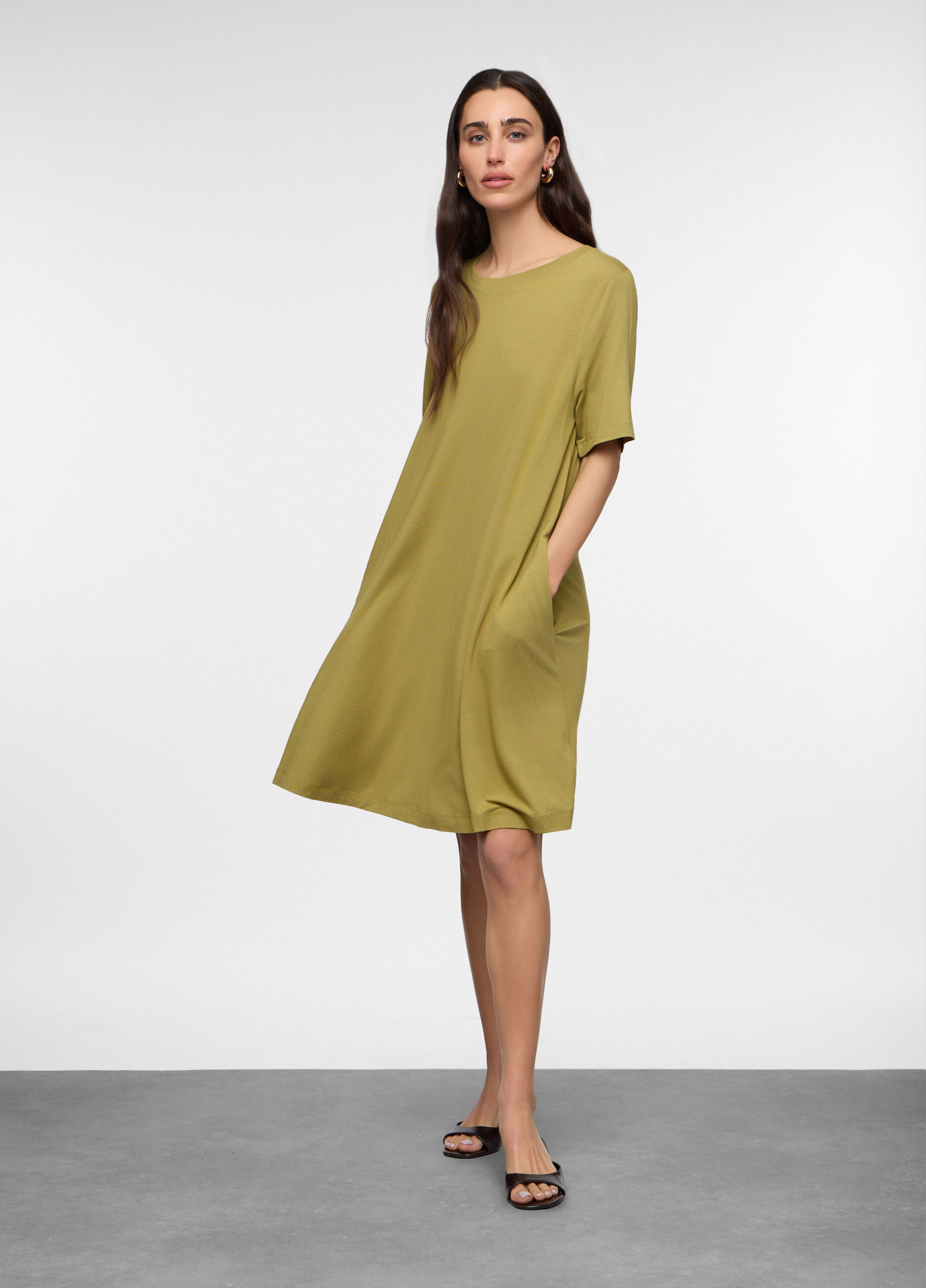 Caftano copricostume stretch donna