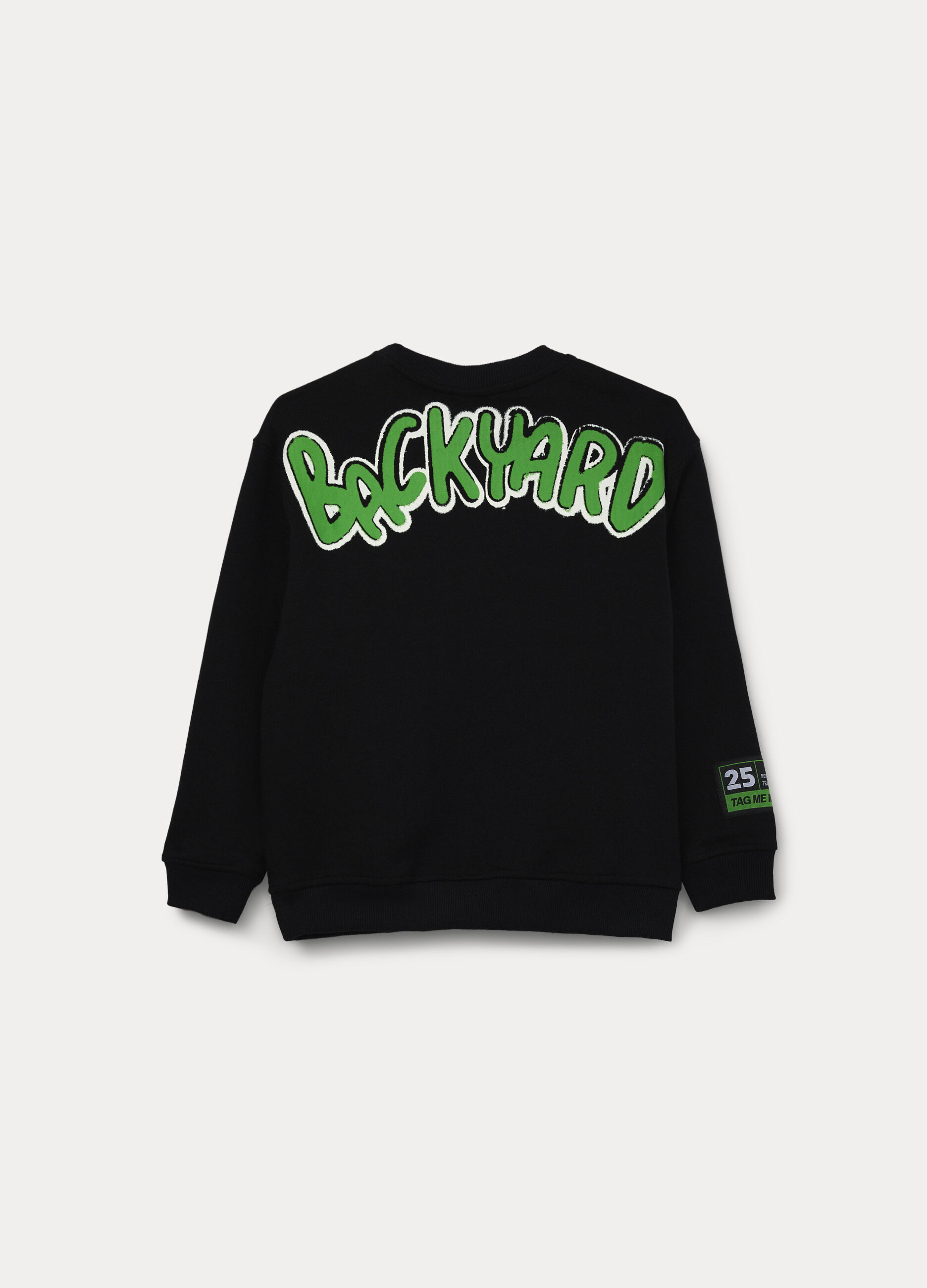 Felpa in french terry misto cotone ragazzo_1